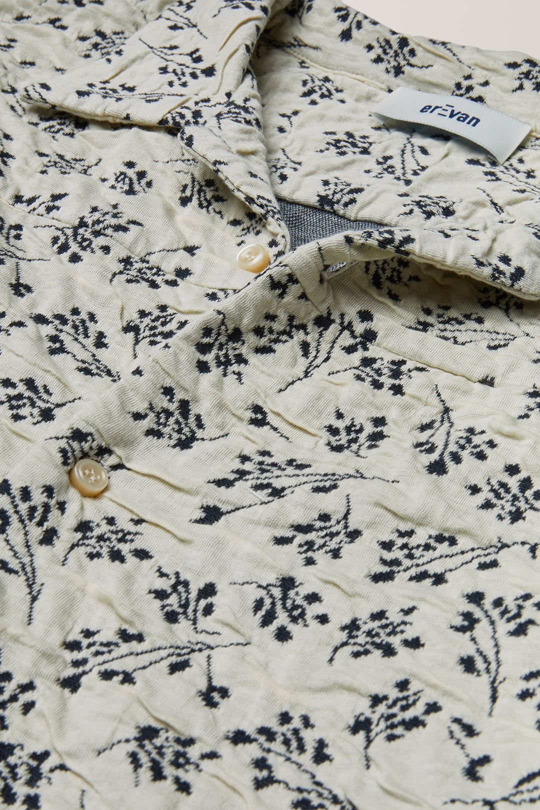 SURCHEMISE CAPON - FLORALE BLANCHE