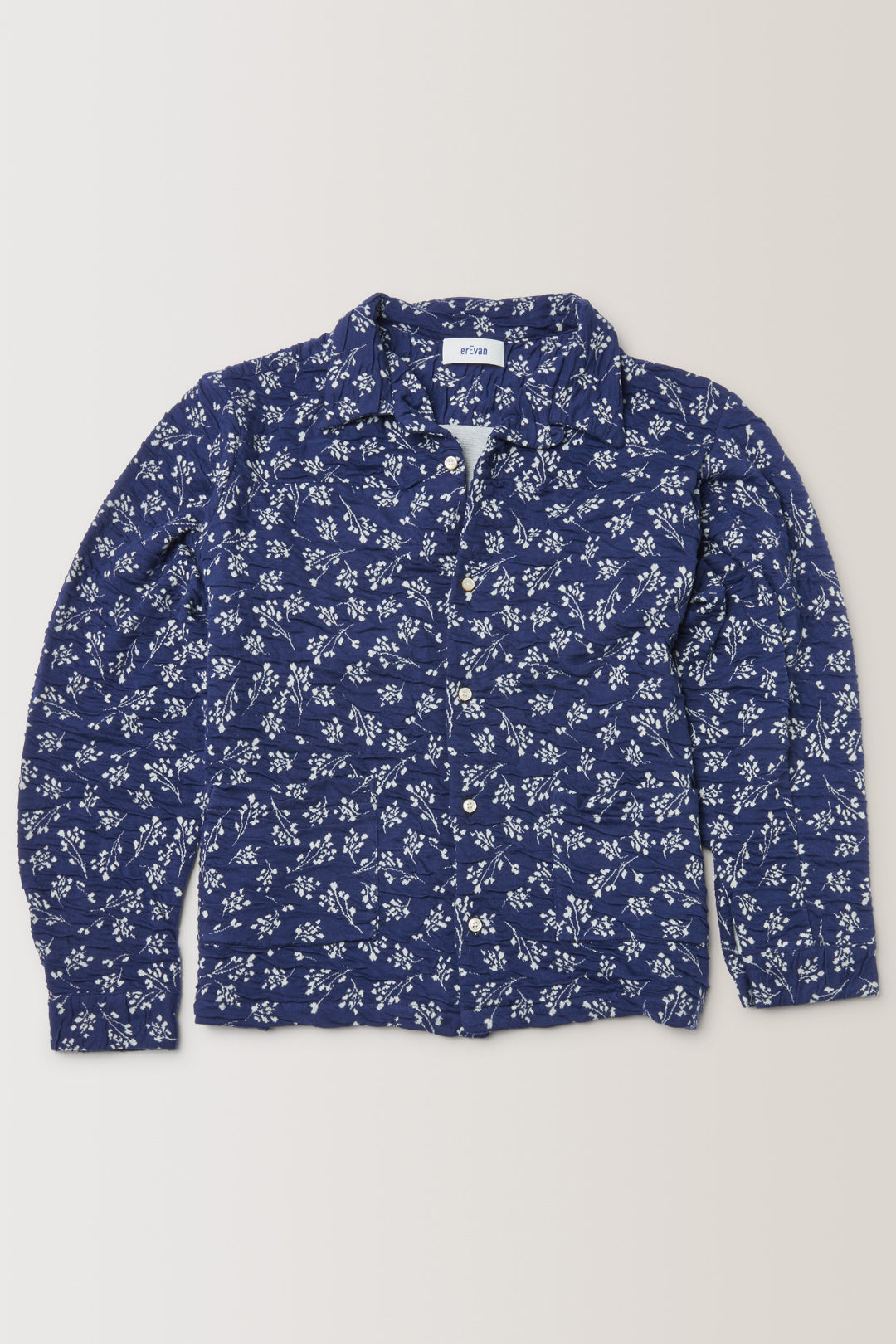 SURCHEMISE CAPON - FLORALE MARINE