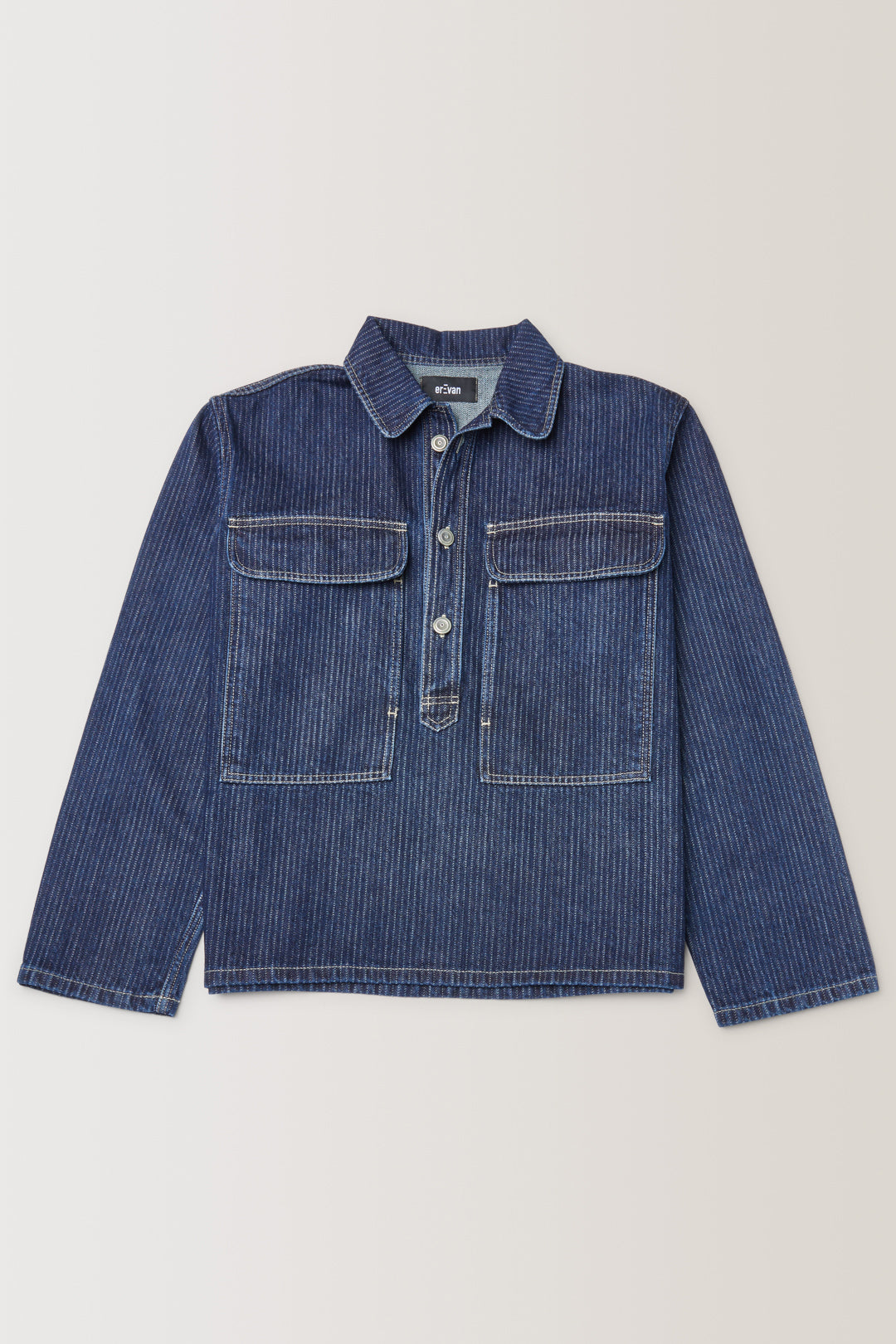 SURCHEMISE LA PONCHE - DENIM TORSADE