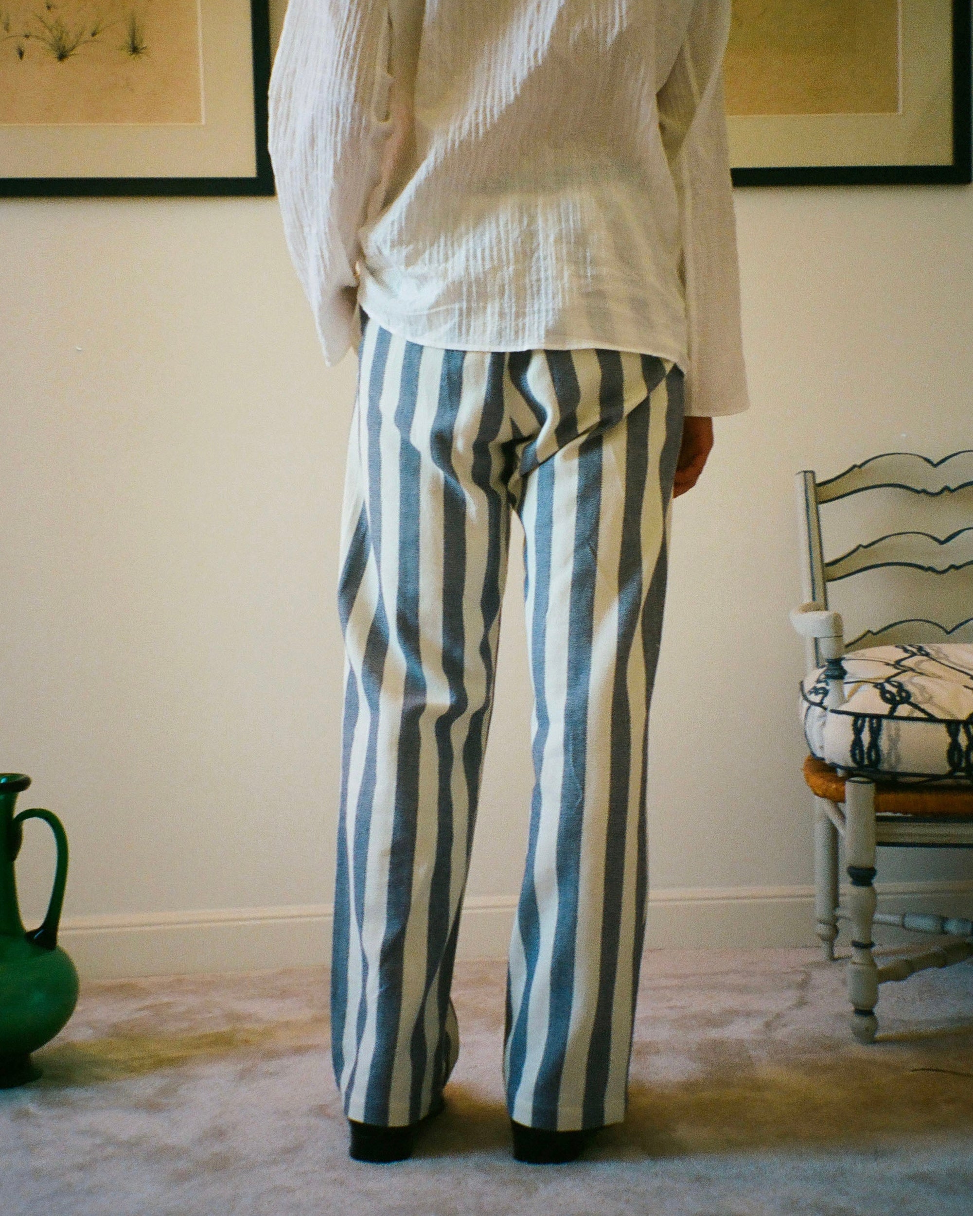 PANTALON CAPON PARASOL BLEU
