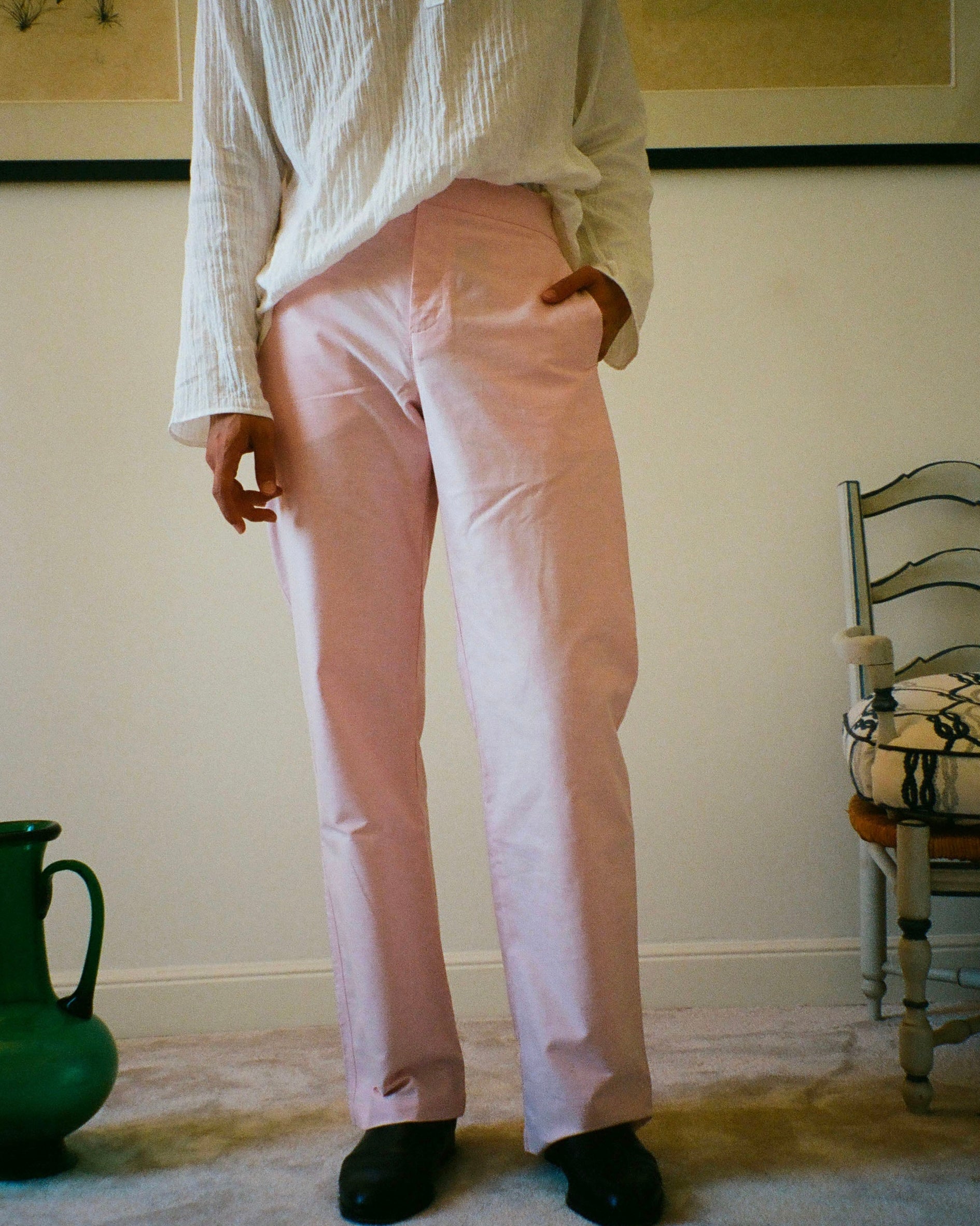 PANTALON CAPON OXFORD ROSE