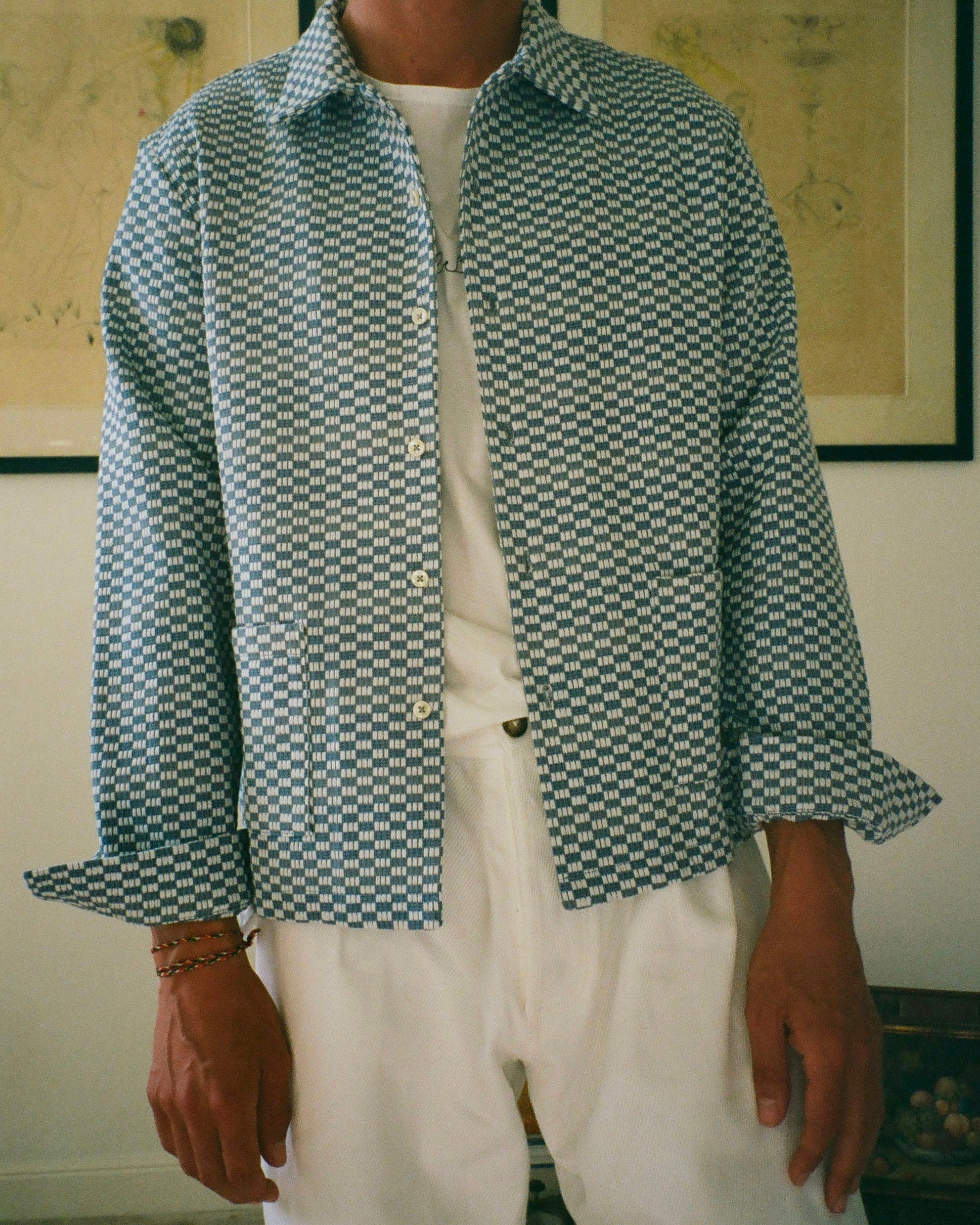 SURCHEMISE CAPON DAMIER