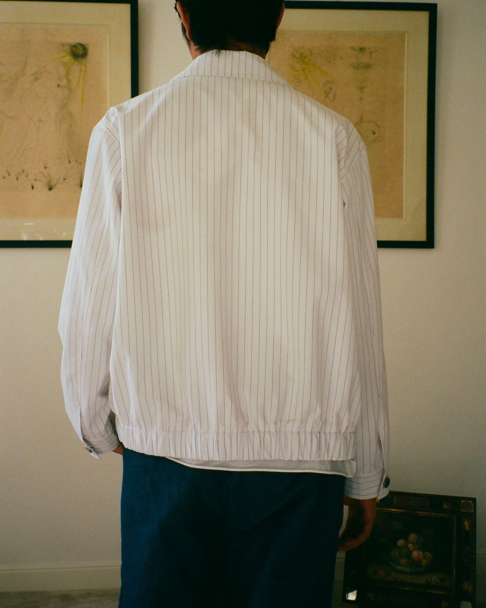 VESTE LIPP RAYURES AZUR