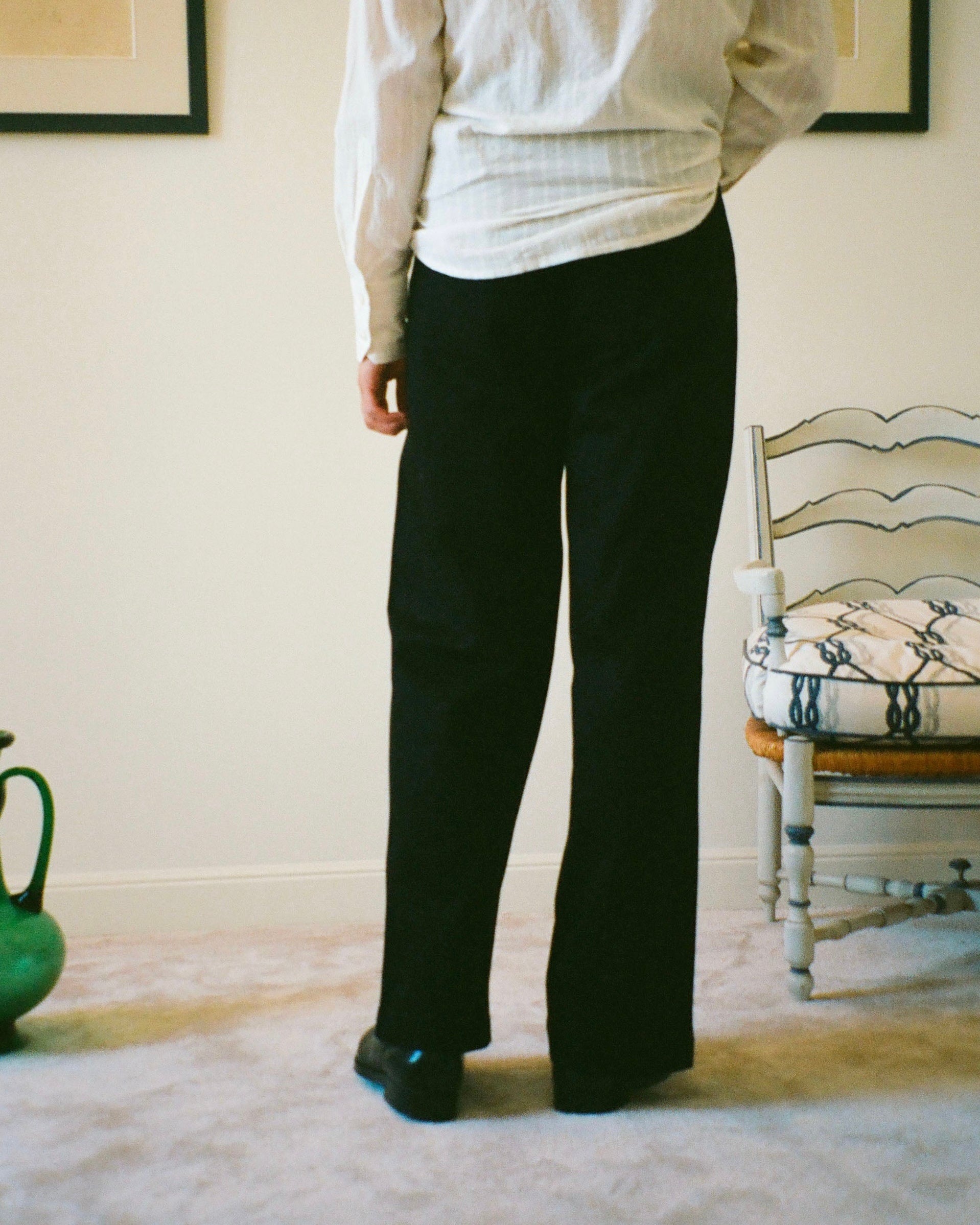 WALTER SIWA BLACK TROUSERS