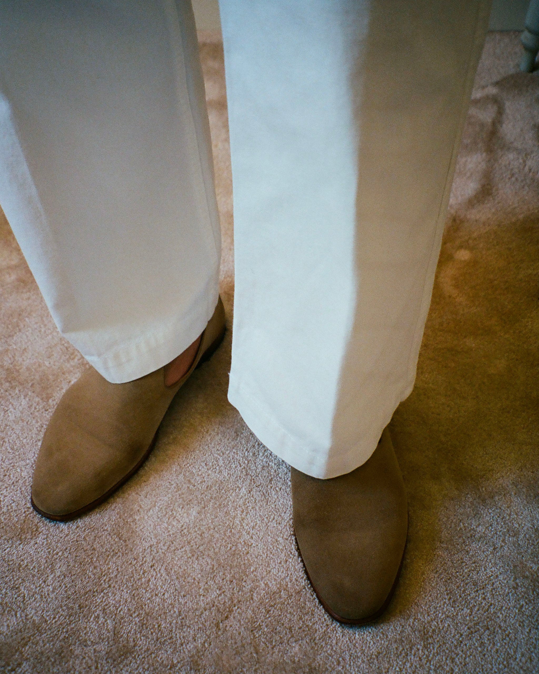 PANTALON WALTER CANVAS BLANC