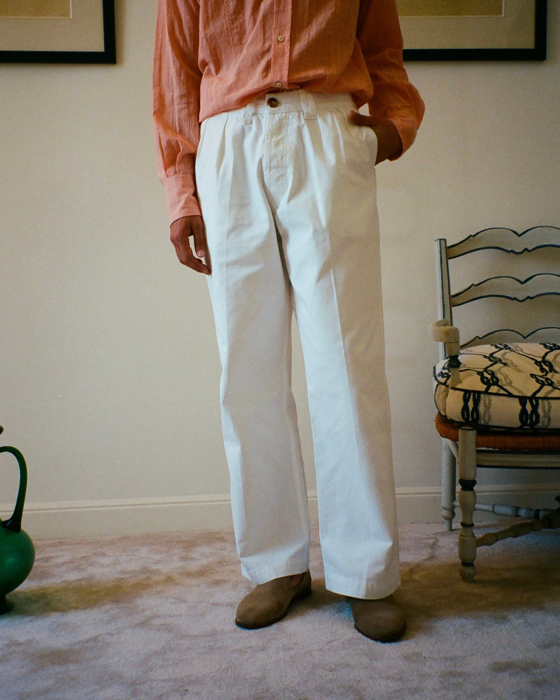WALTER TROUSERS - WHITE
