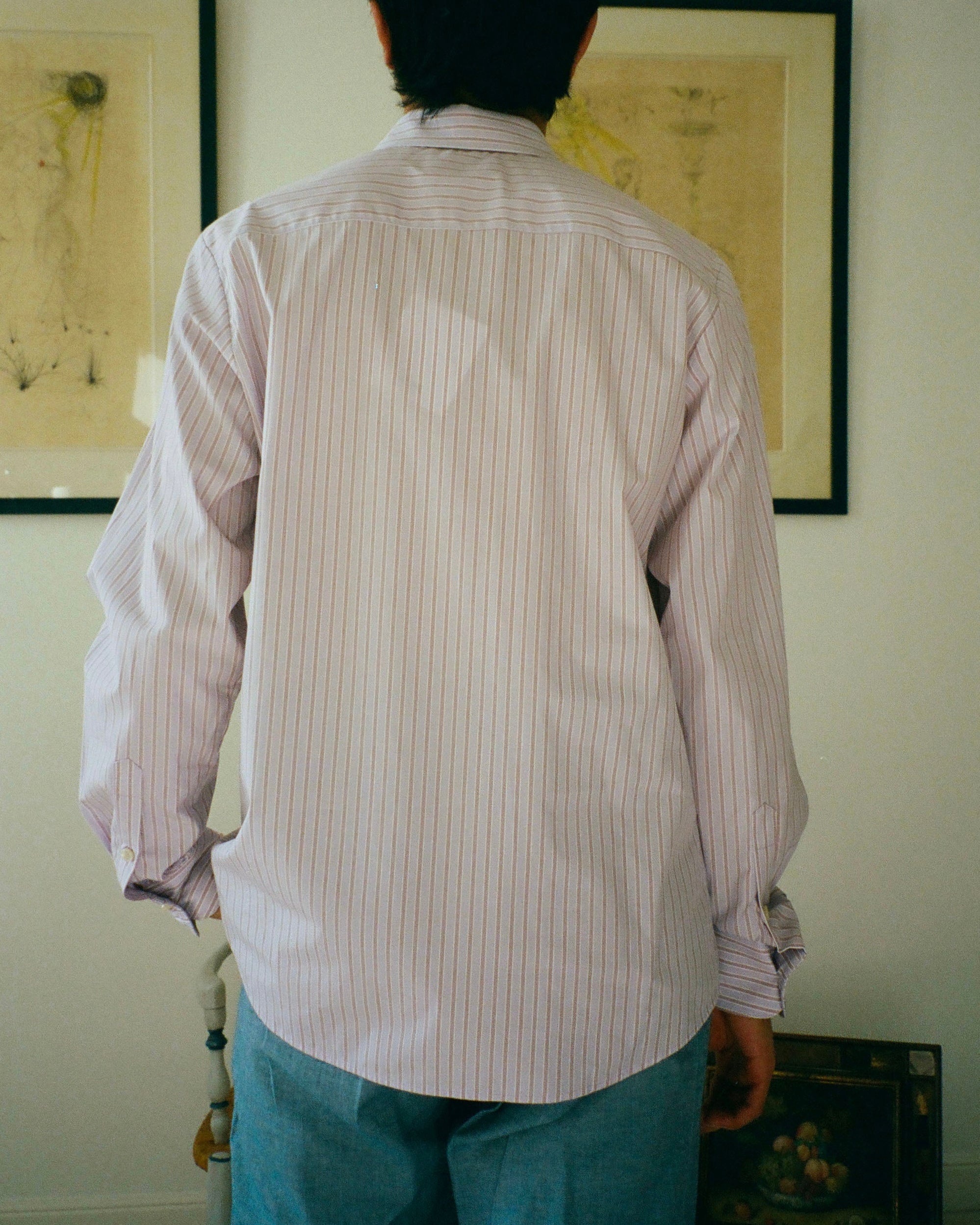 CHEMISE ELTON RAYURES PARMES