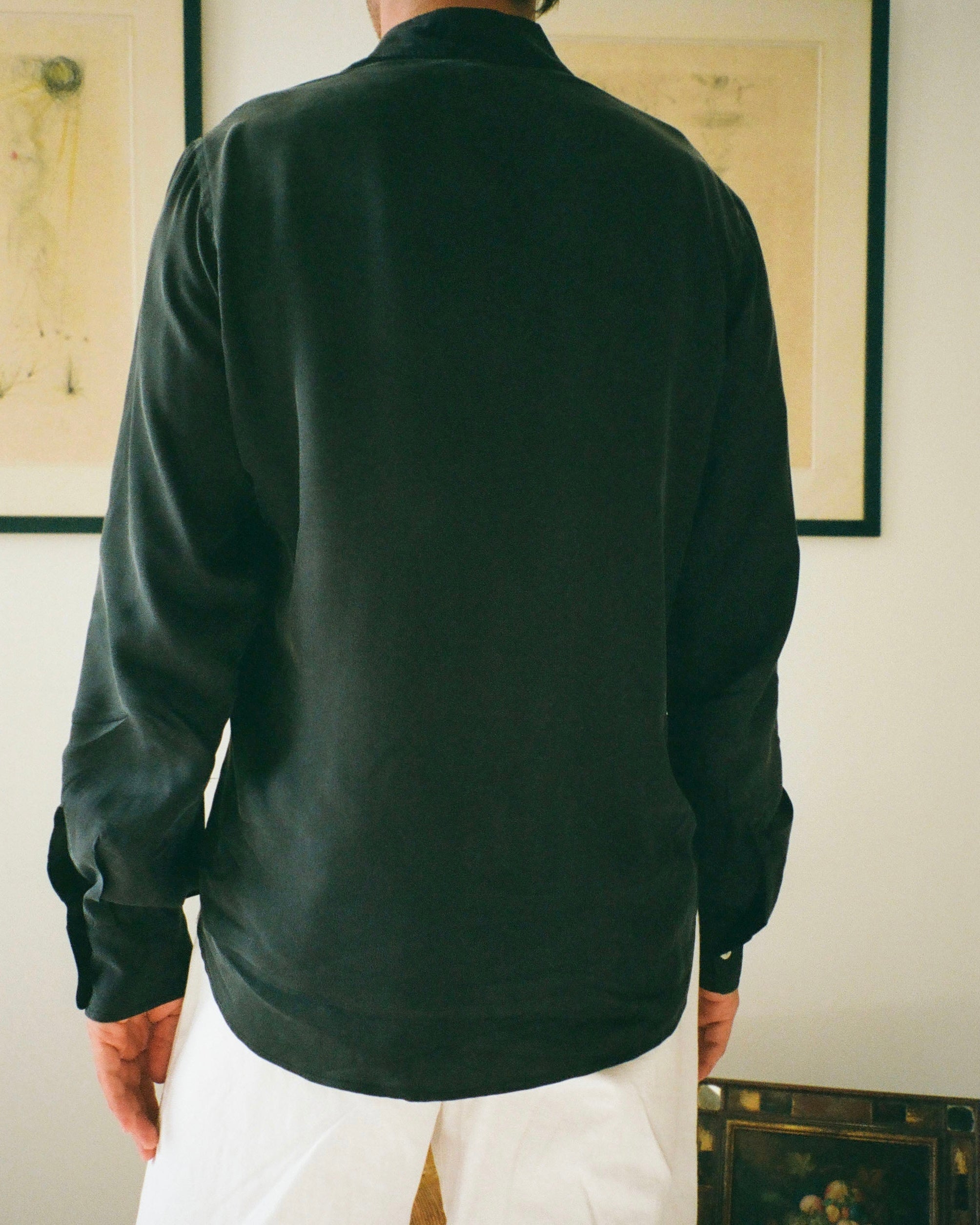 CAMARGUE SHIRT - GREY VISCOSE