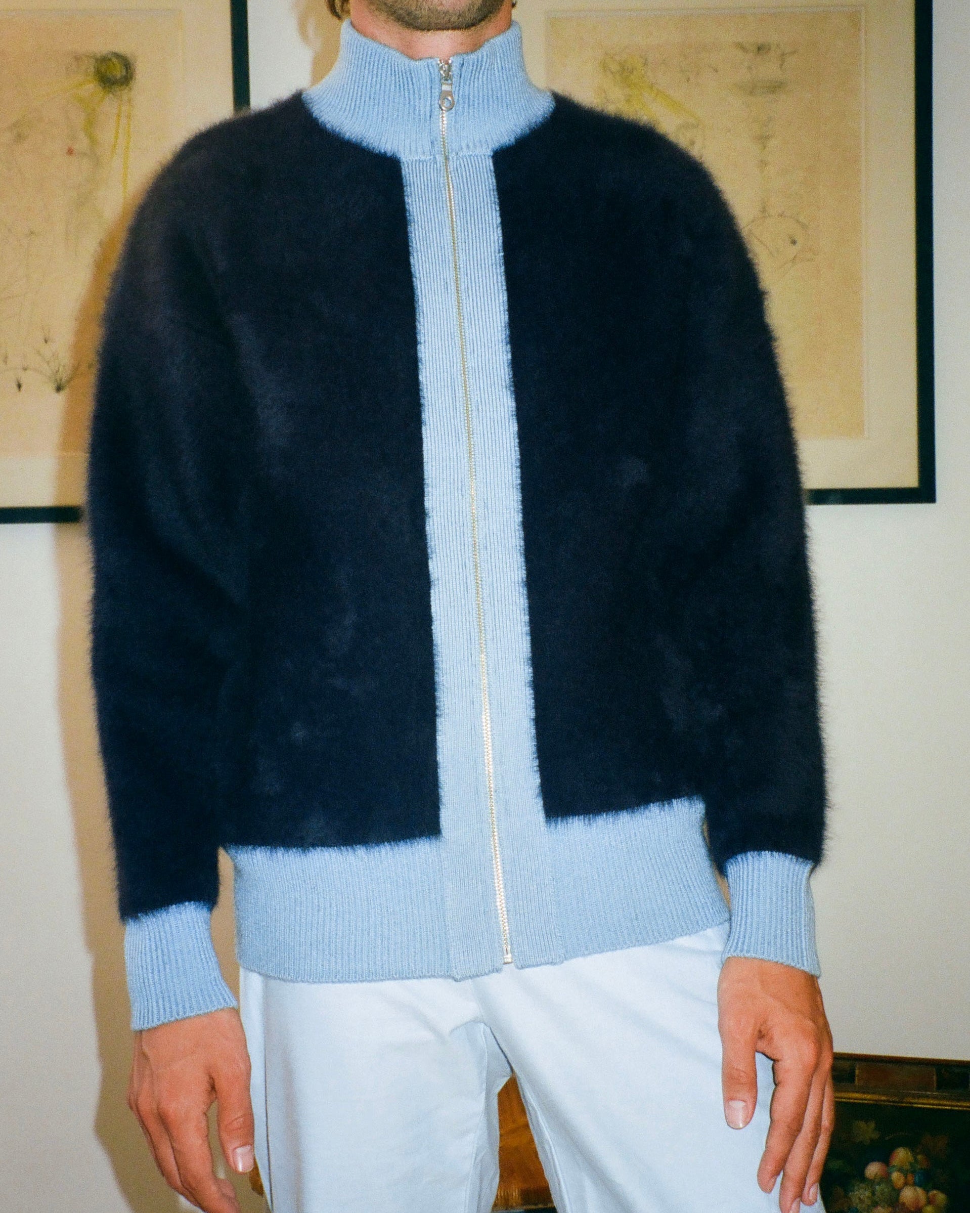 ZIPPER FUJI NAVY
