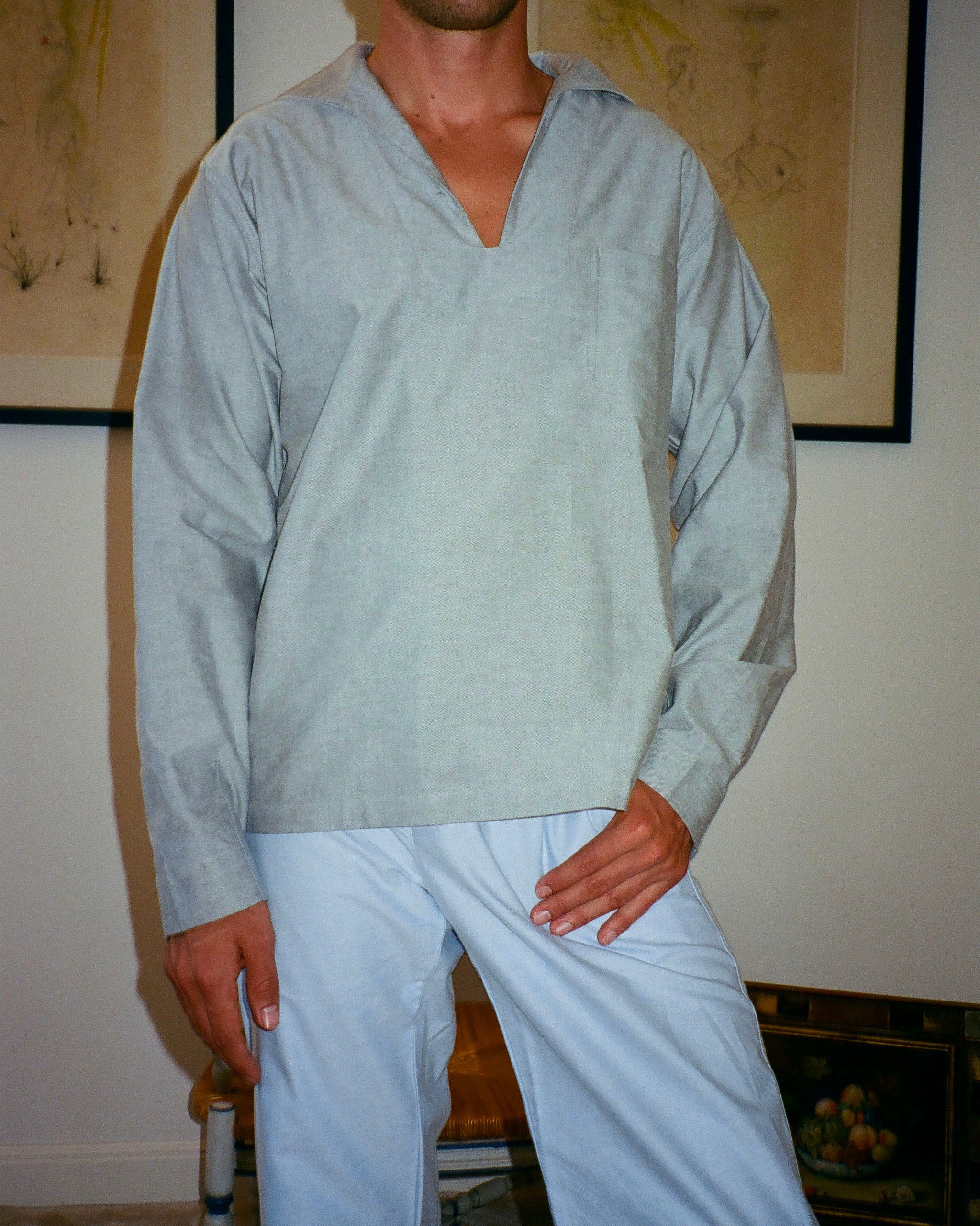 US SMOCK - OXFORD