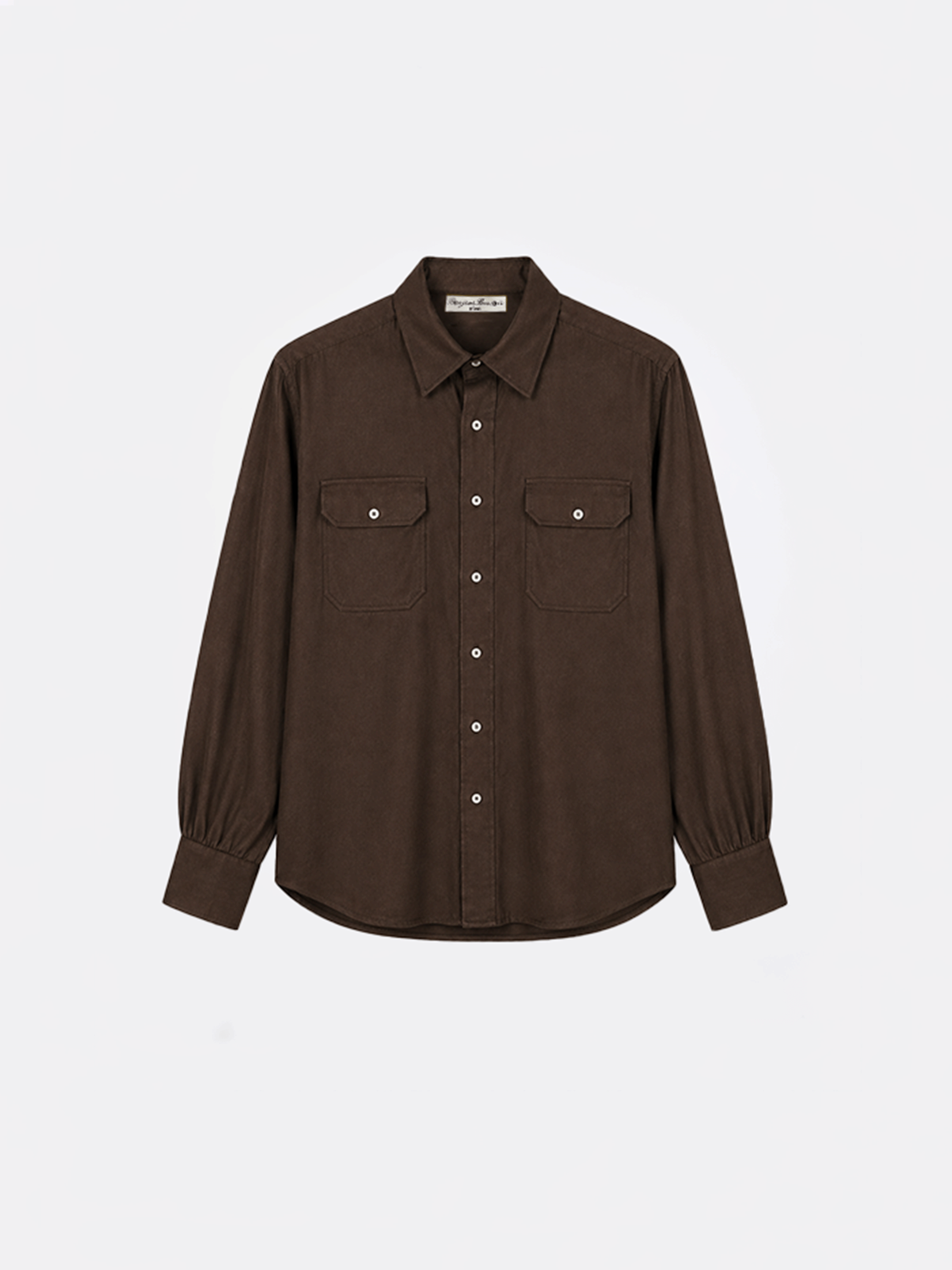 CHEMISE CAMARGUE  - VISCOSE MARRON