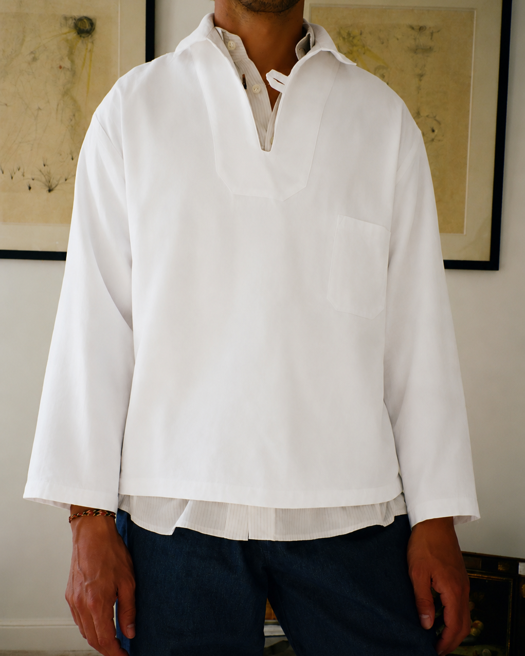 US SMOCK - OXFORD