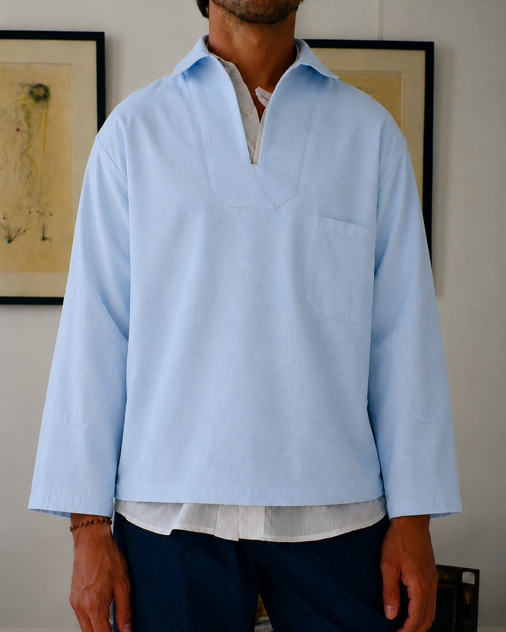 US SMOCK - OXFORD