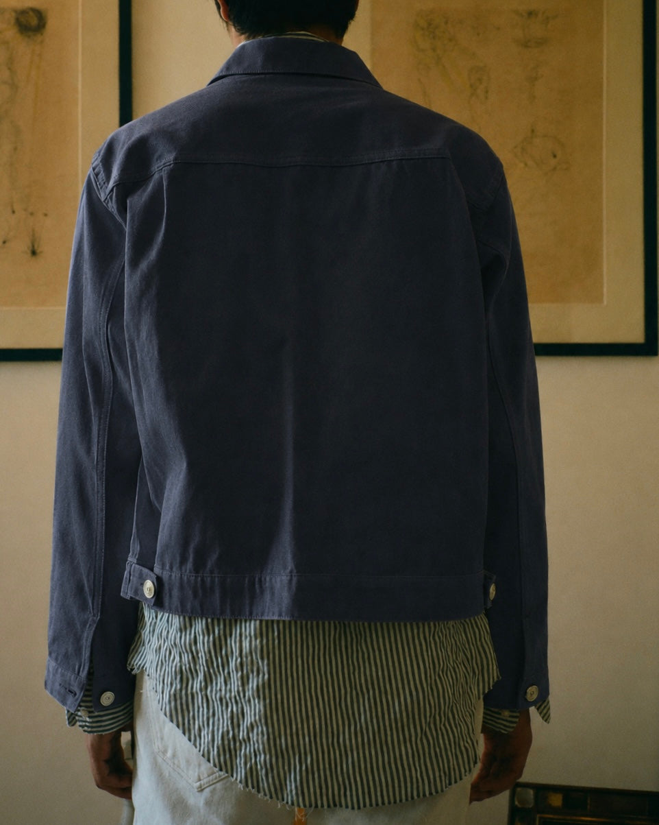 VESTE ALAIN RIBSTOP NAVY