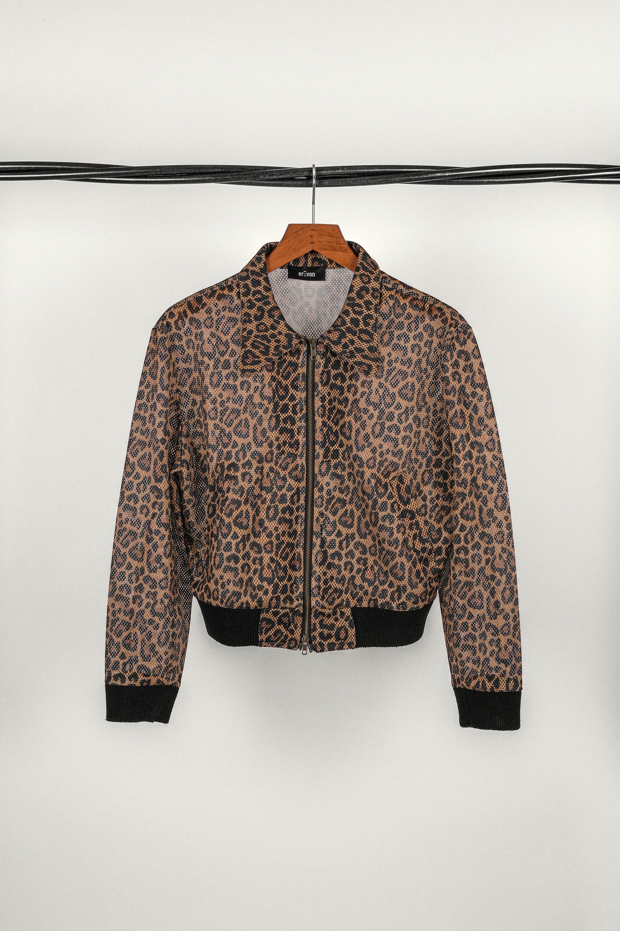 VESTE DOCK LEOPARD FILET