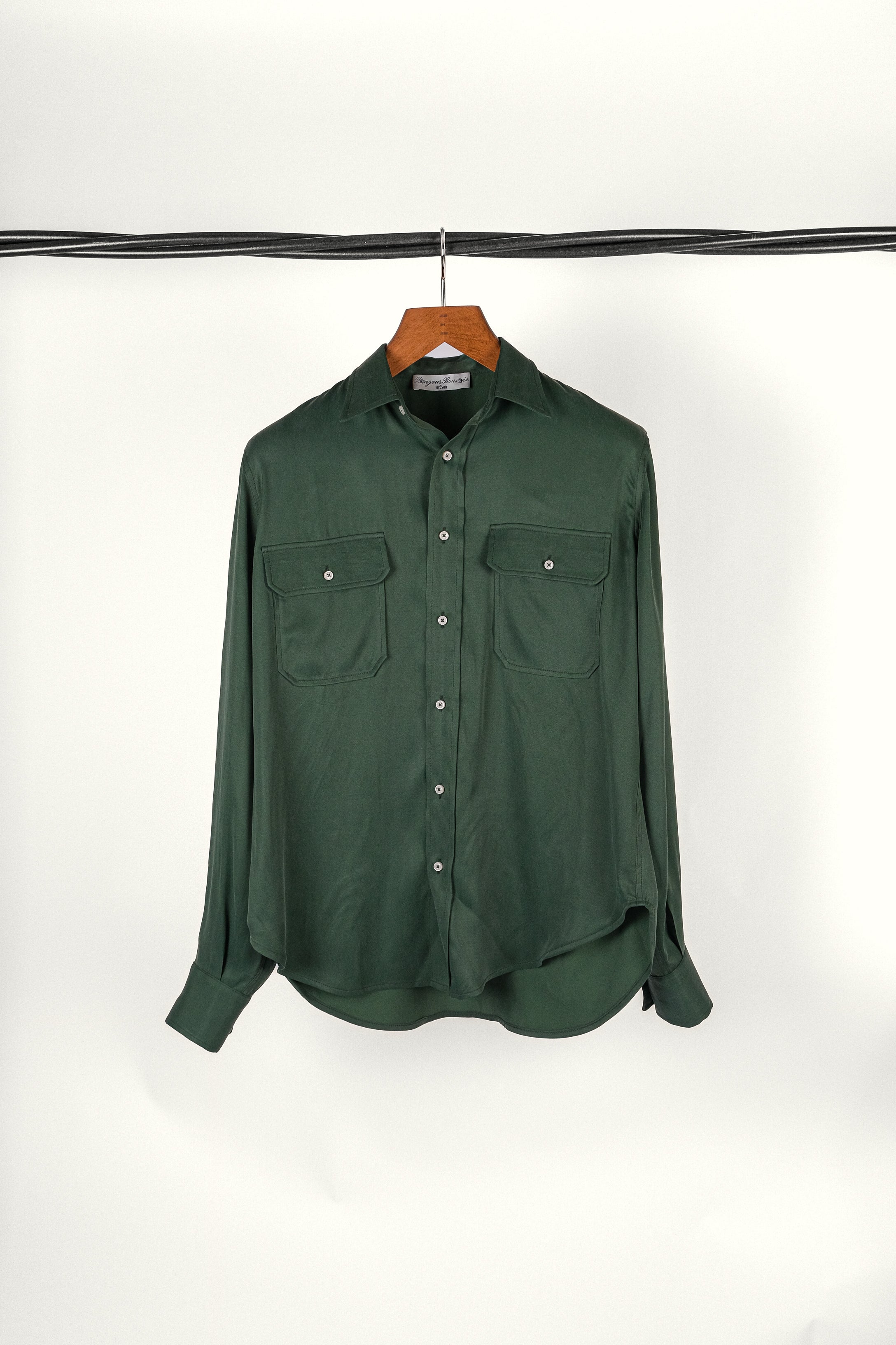 CHEMISE CAMARGUE SOIRÉE VERT SAPIN