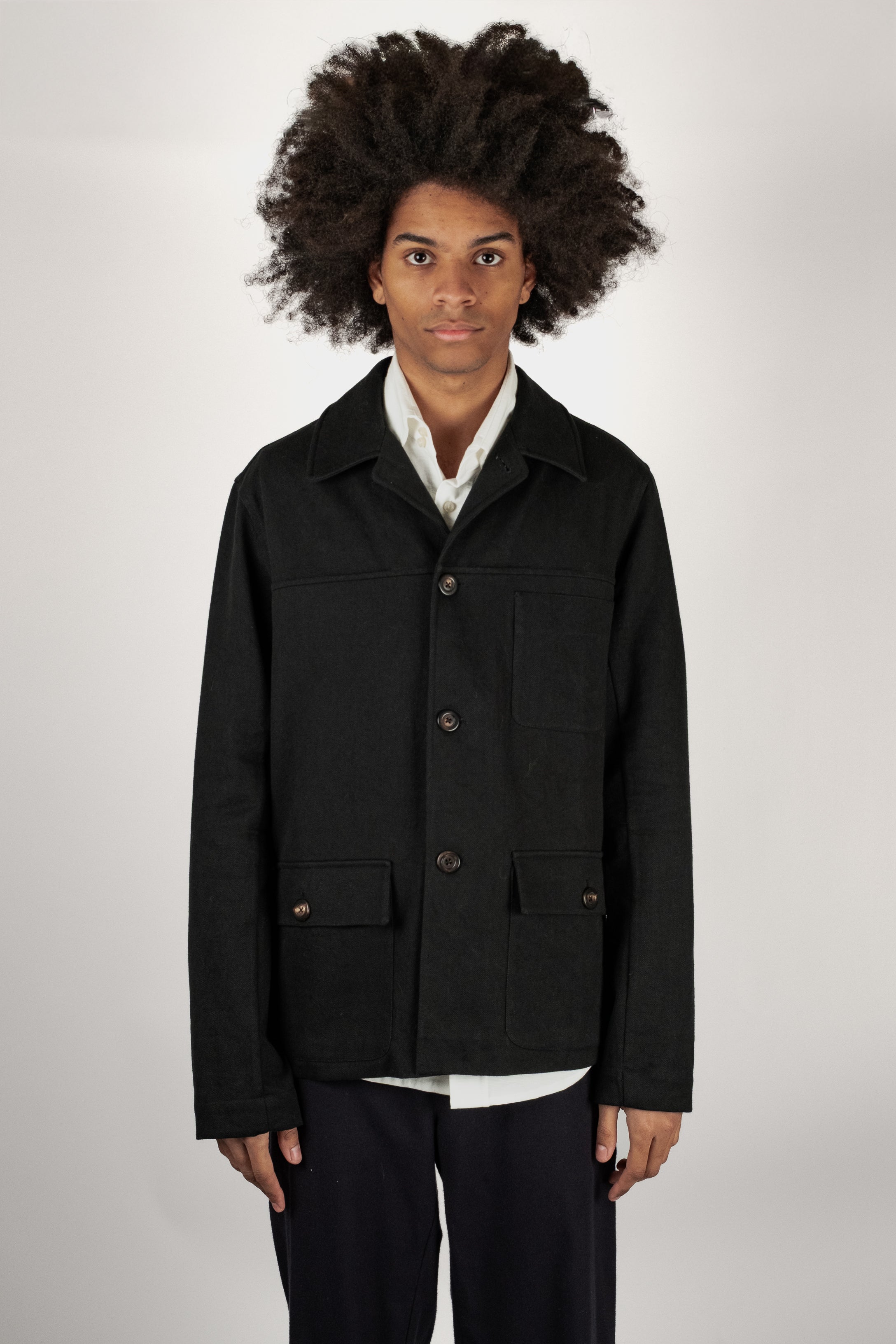 VESTE CAMARGUE D'ETE TWILL NOIR