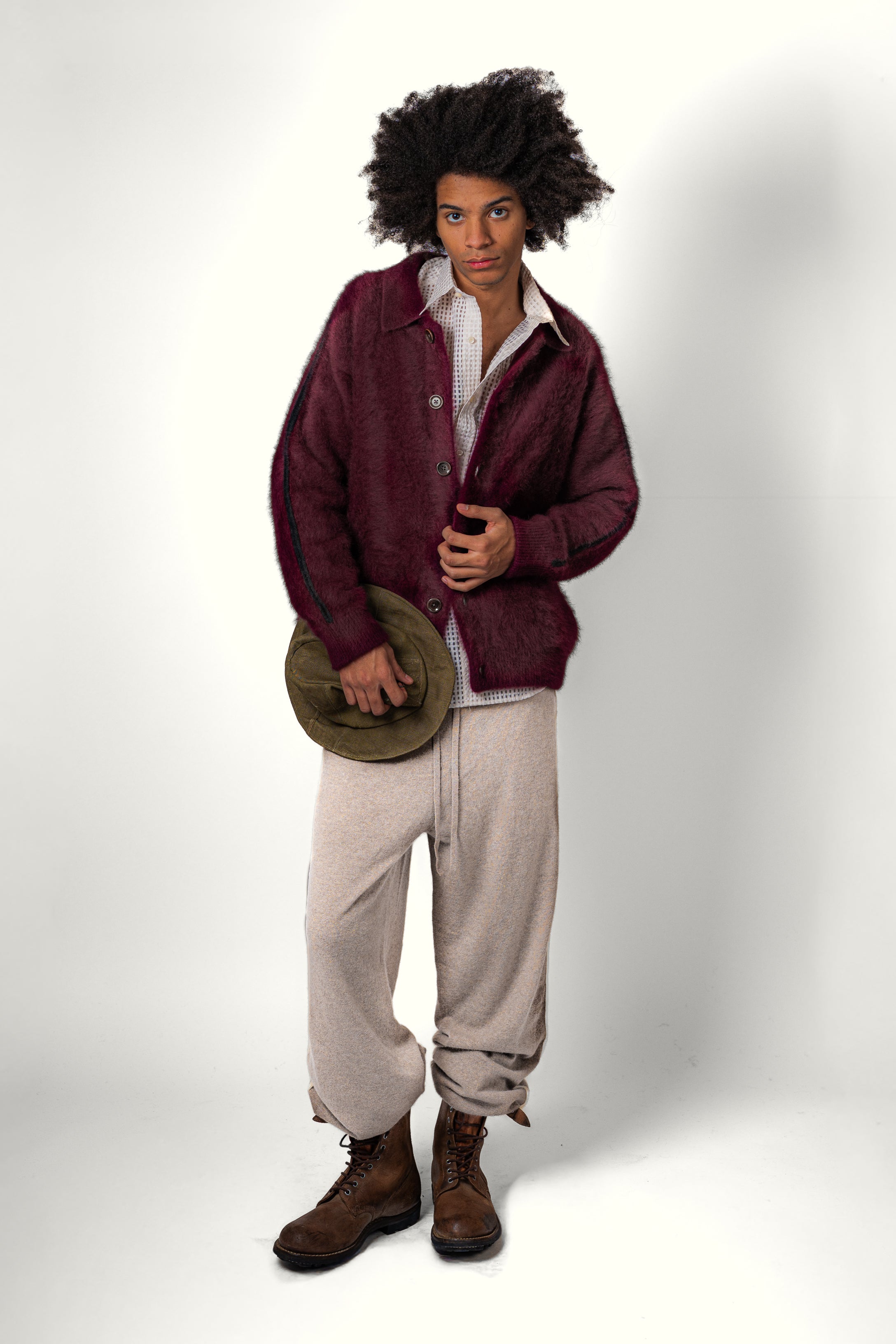 CARDIGAN FUJI • FOX CASHMERE | Cardigaan pour homme Erevan