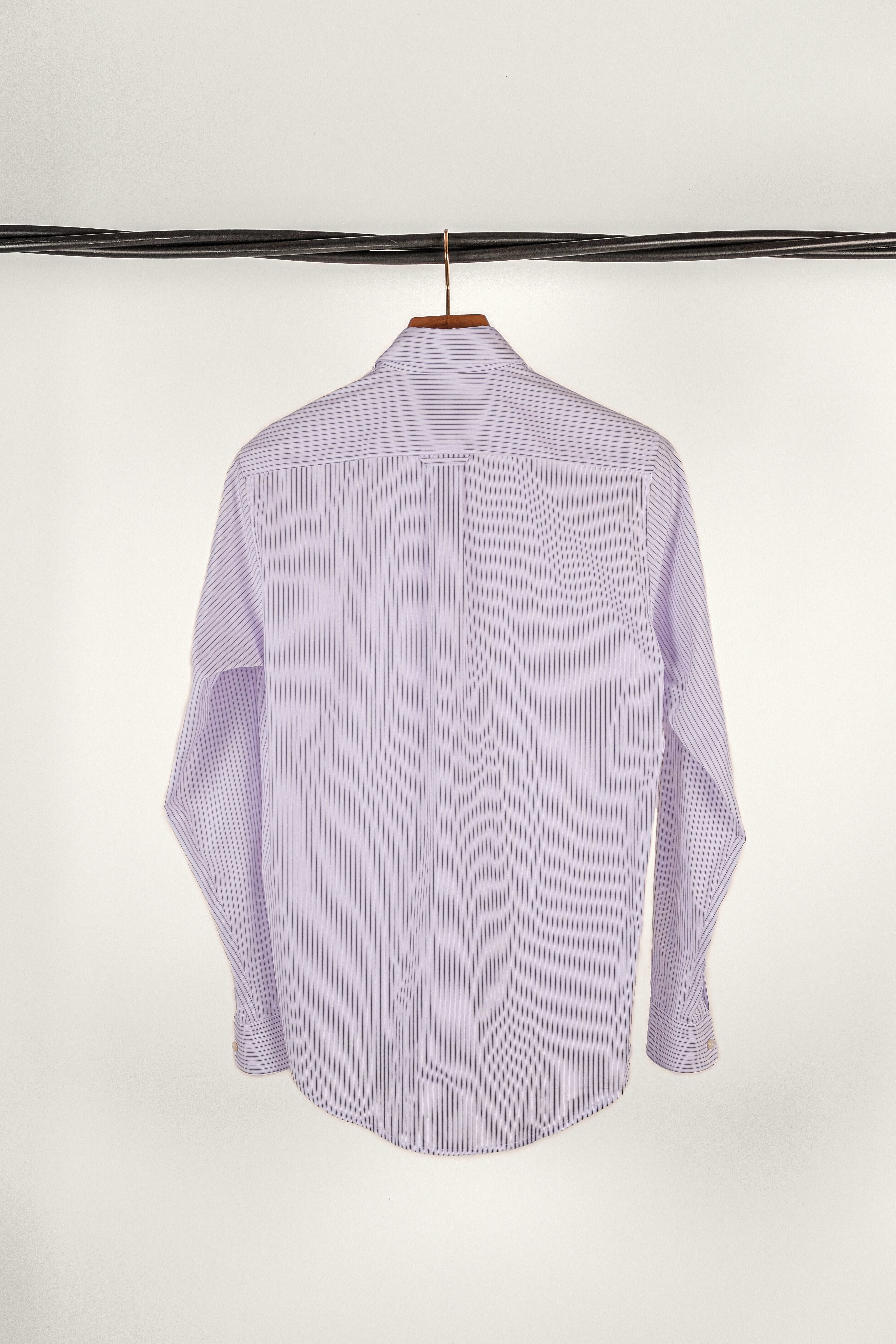CHEMISE EREVAN OXFORD • STRIPE PURPLE | Chemise pour homme Erevan