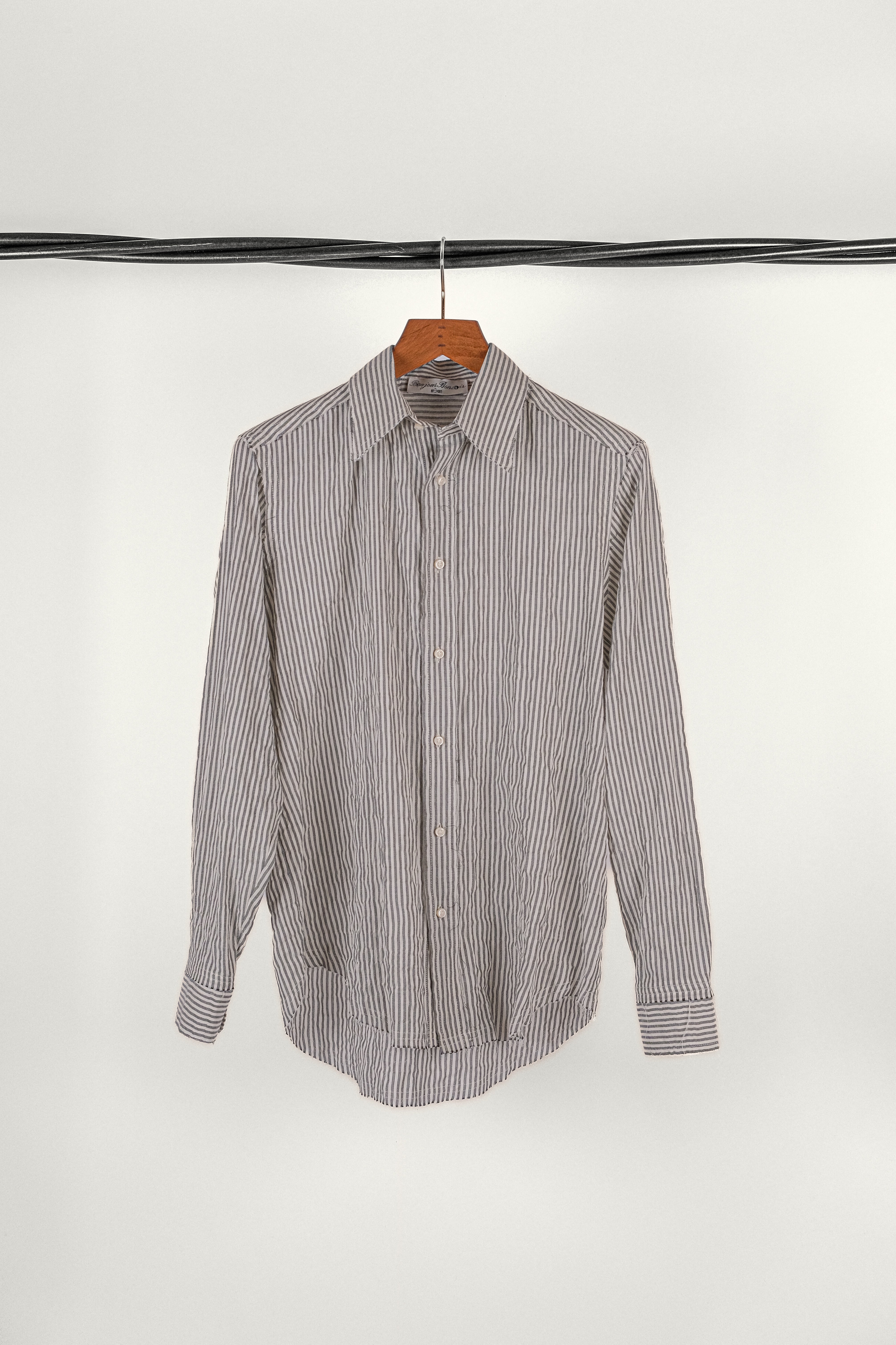 CHEMISE JAGGER • BLACK HERRINGBONE  | Chemise pour homme Erevan