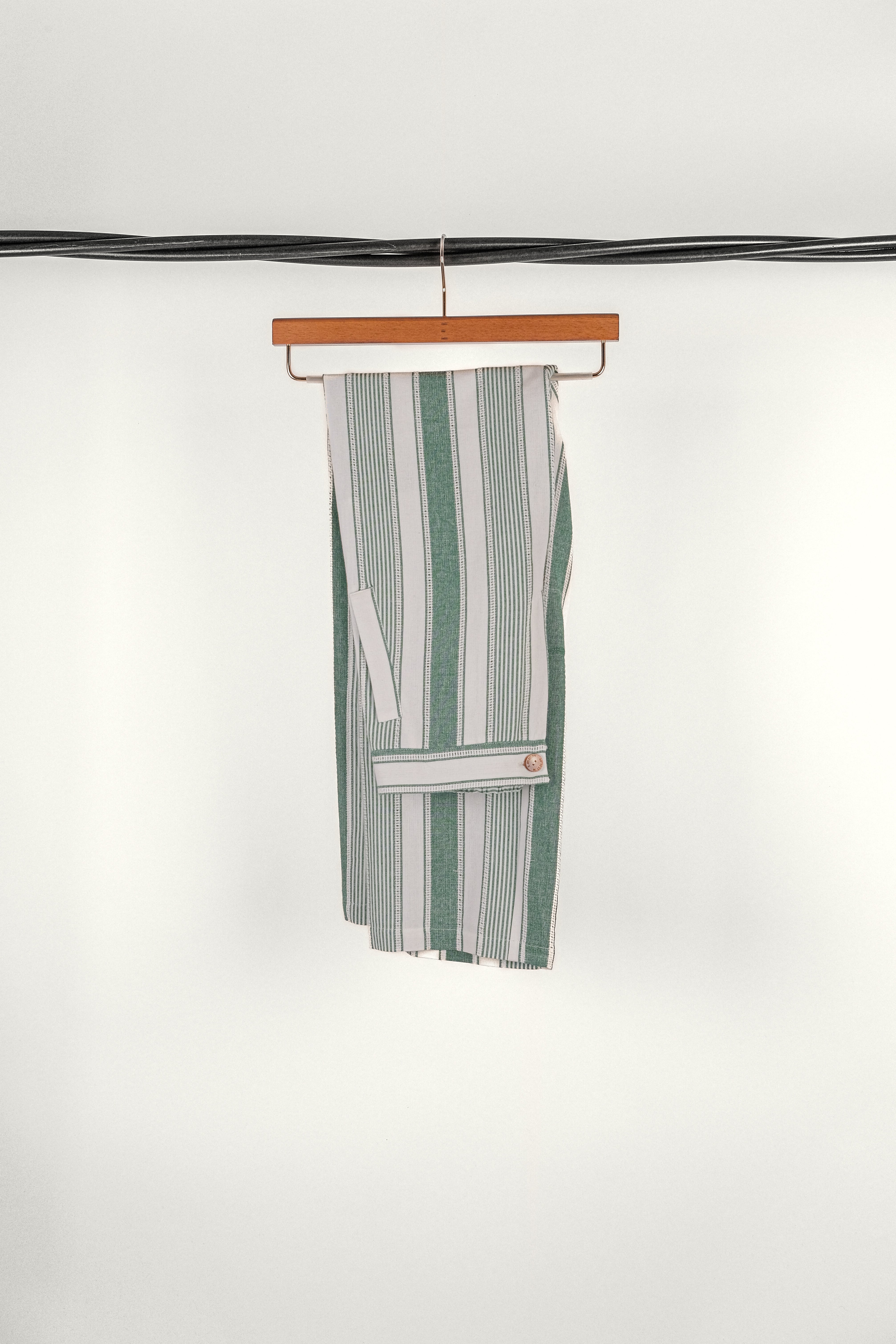 PANTALON CAPON • JACQUARD VERT | Pantalon pour homme Erevan