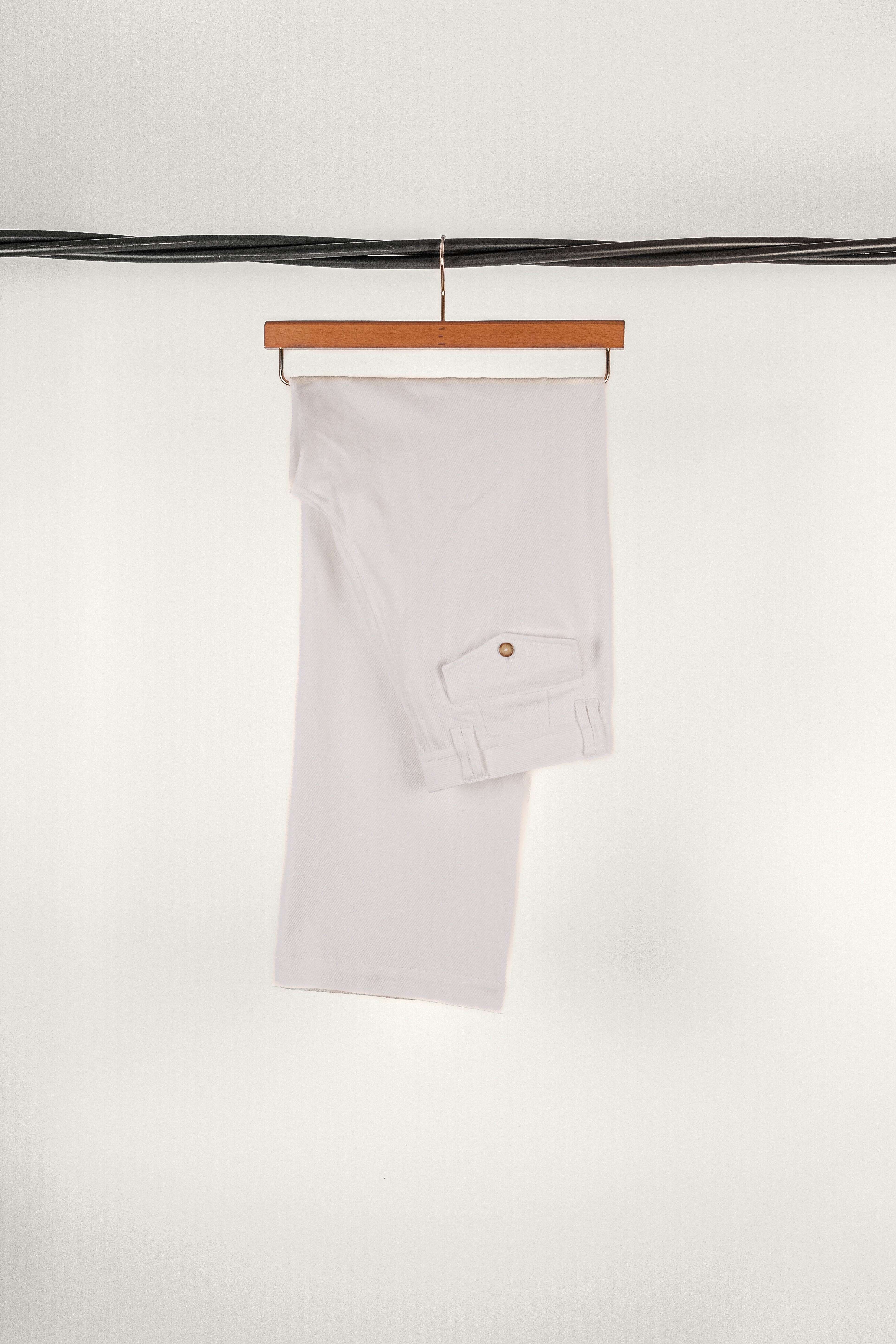 PANTALON WALTER SIWA • DENIM BLANC | Pantalon pour homme Erevan