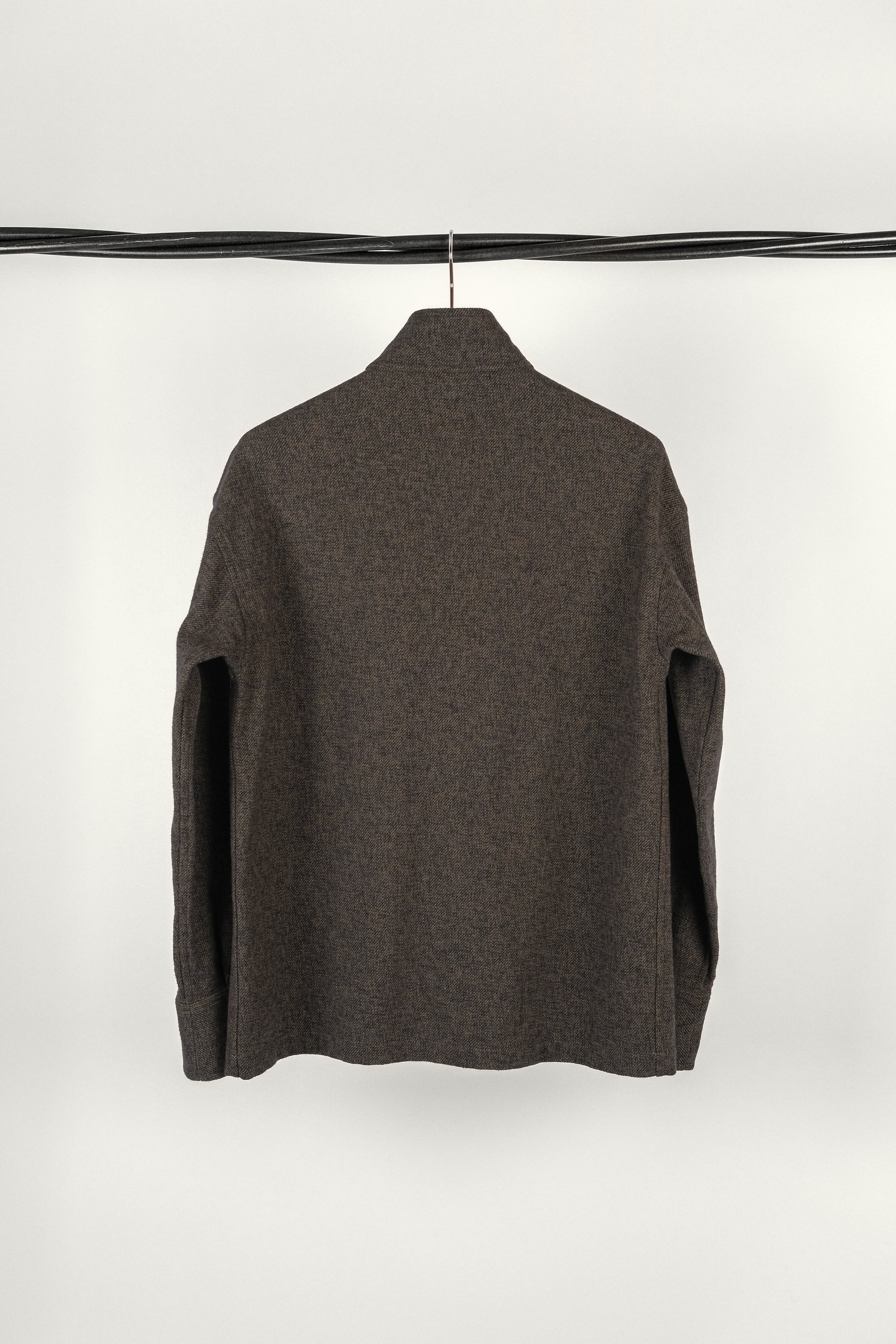 SURCHEMISE OFFICIER • TWILL BRUSH GREEN | Surchemise pour homme Erevan