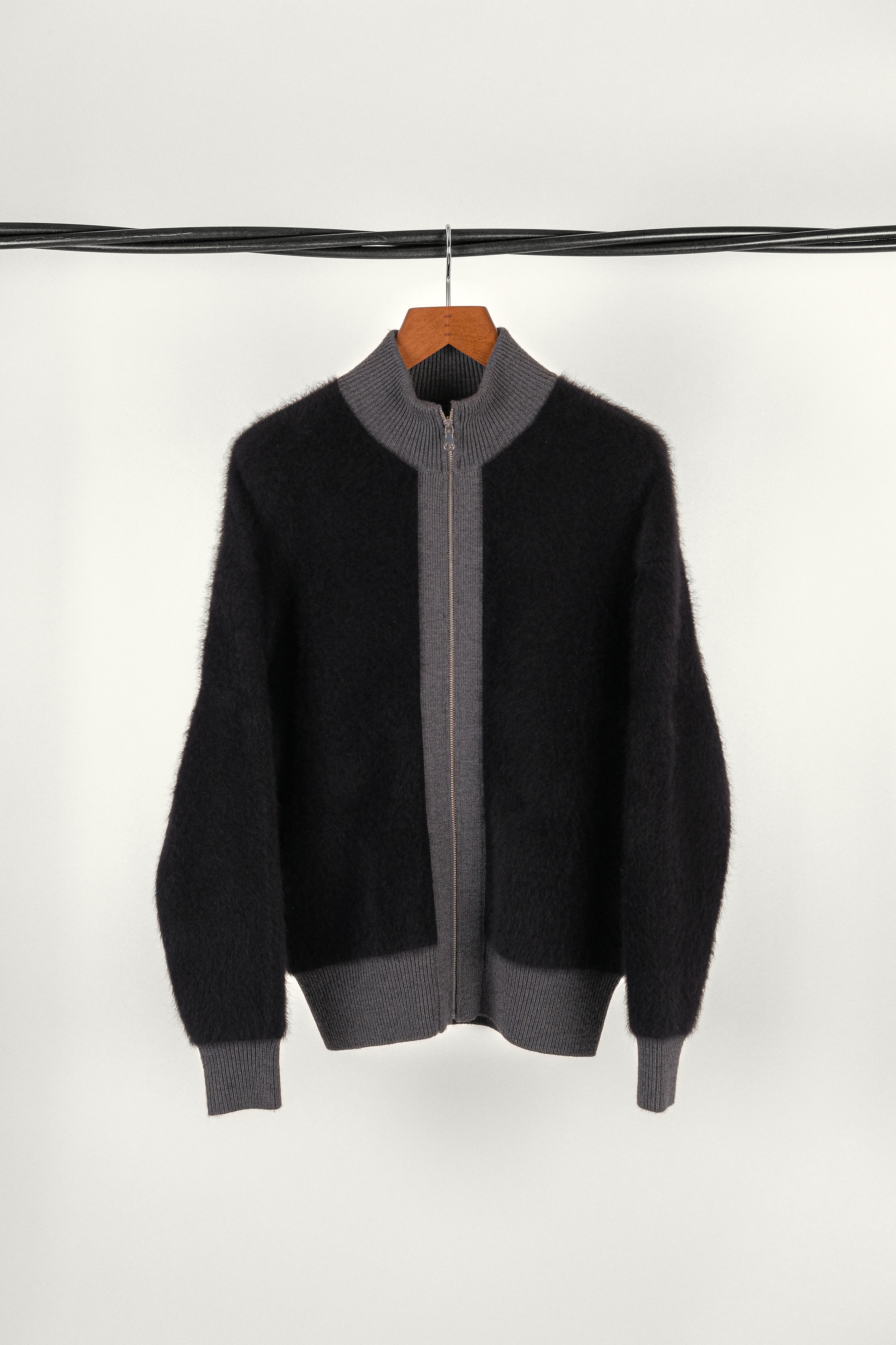 ZIP JACKET • CASHMERE NOIR | ZIP JACKET pour homme Erevan