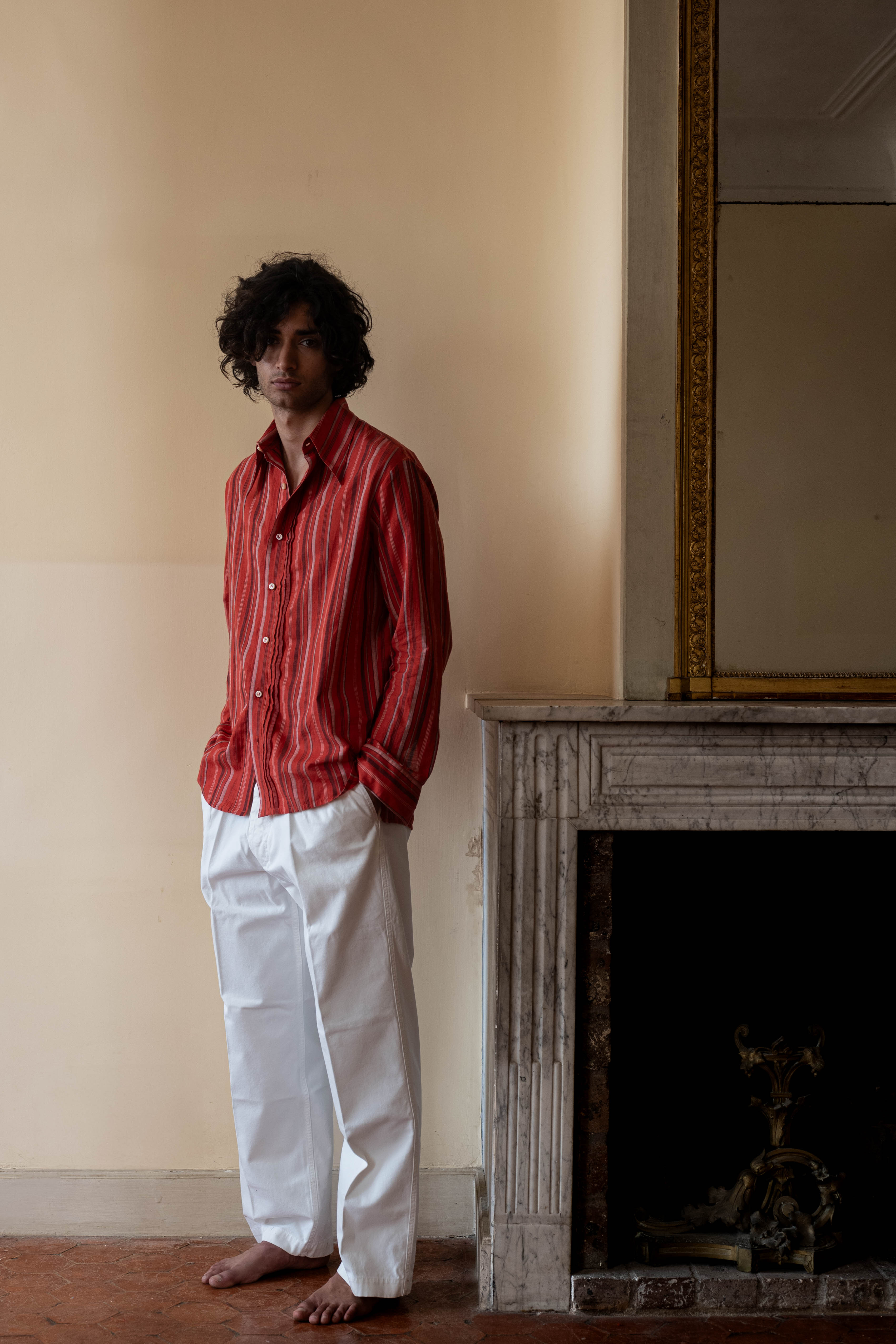 CAMARAT SHIRT - RED STRIPES