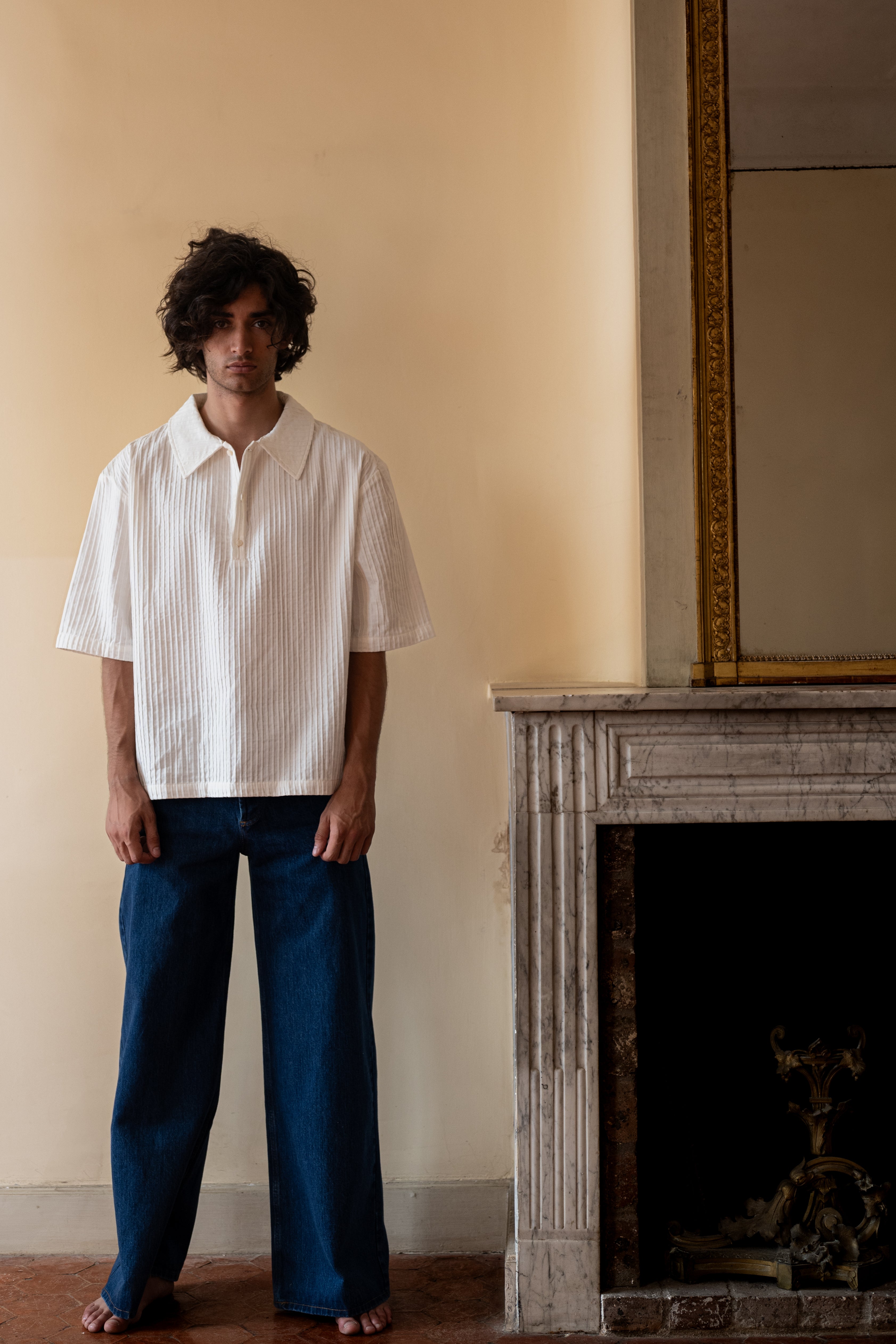 CHEMISE IWAKURA - STRIPE BLANC