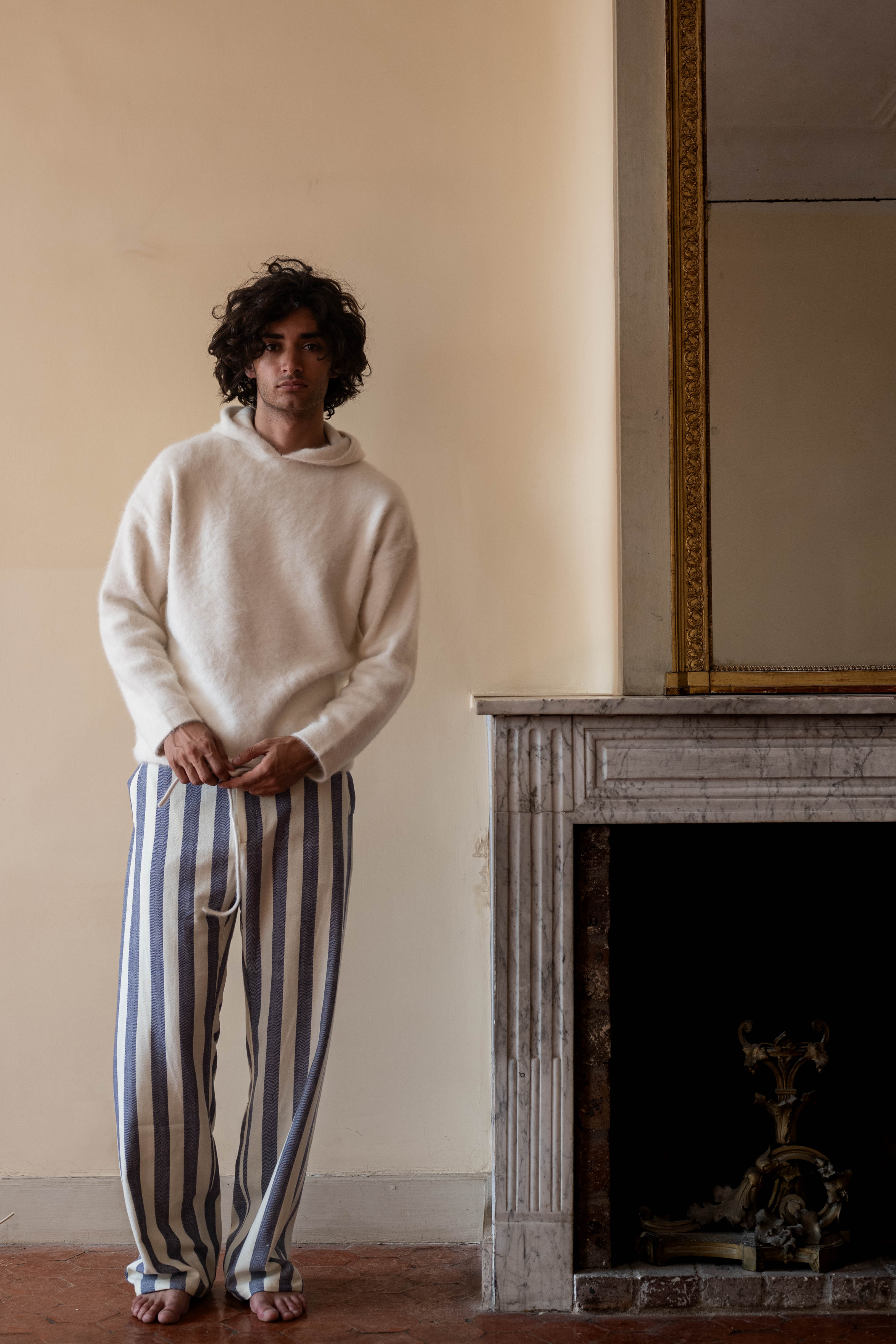 PANTALON CAPON - PARASOL BLEU