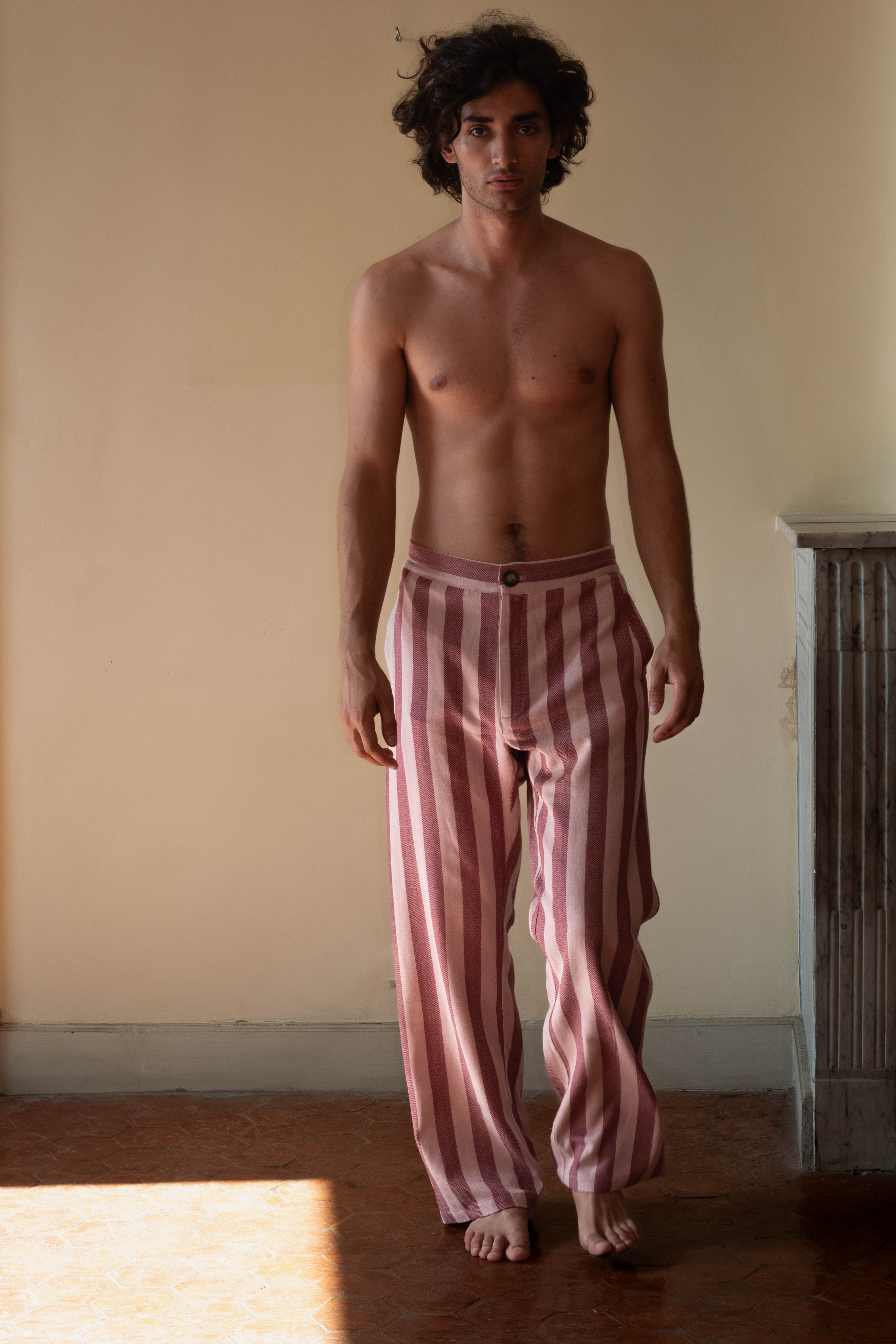 PANTALON CAPON - PARASOL ROSE