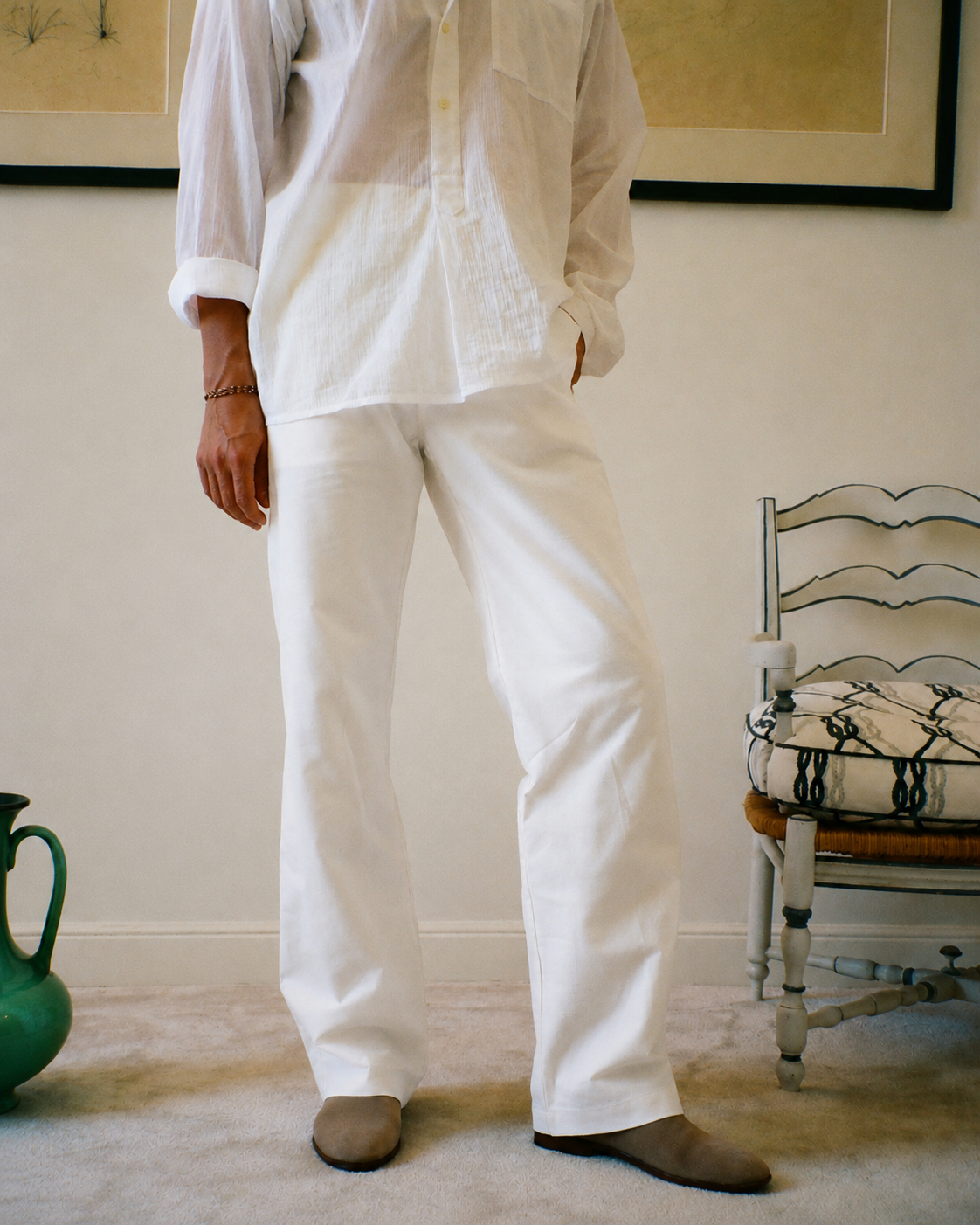 CAPON TROUSERS - NAVY