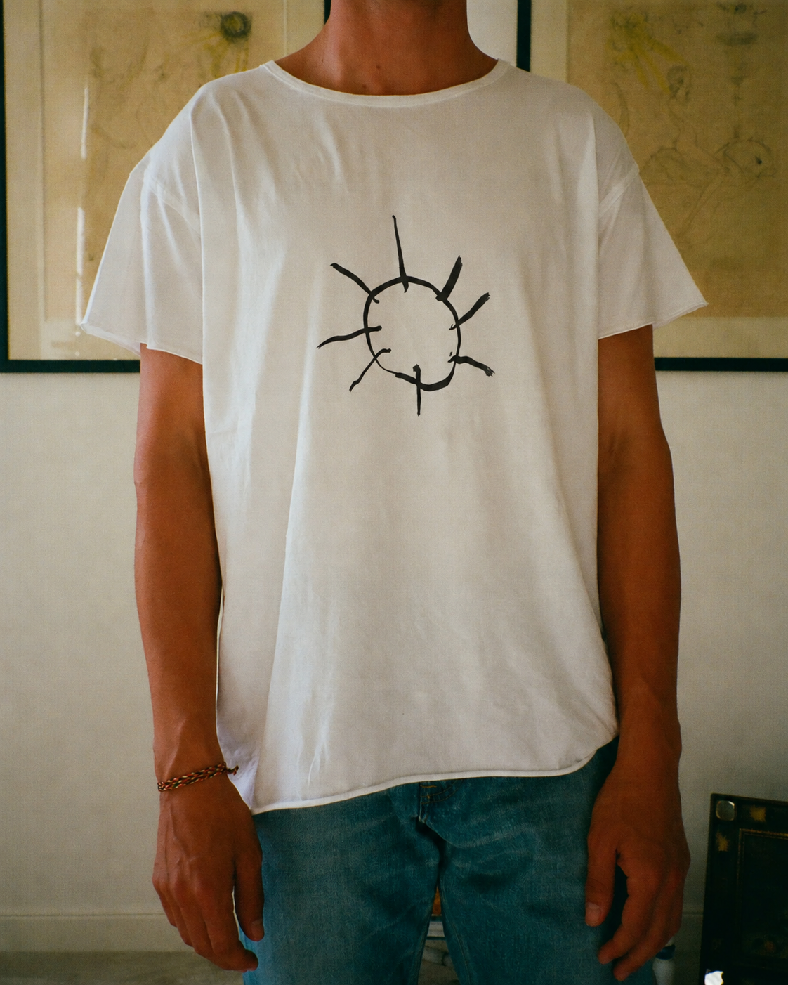 TEE SHIRT AJ SUN BLANC