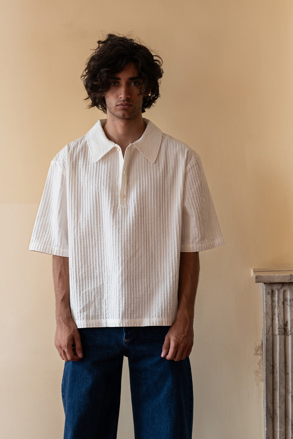 CHEMISE IWAKURA - STRIPE BLANC