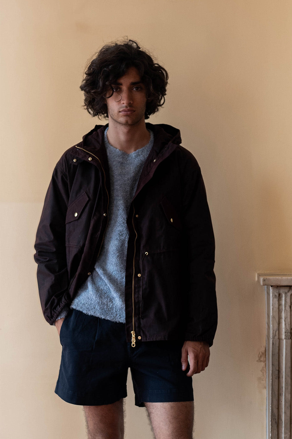 IMPERMÉABLE MISTRAL - WAX BORDEAUX