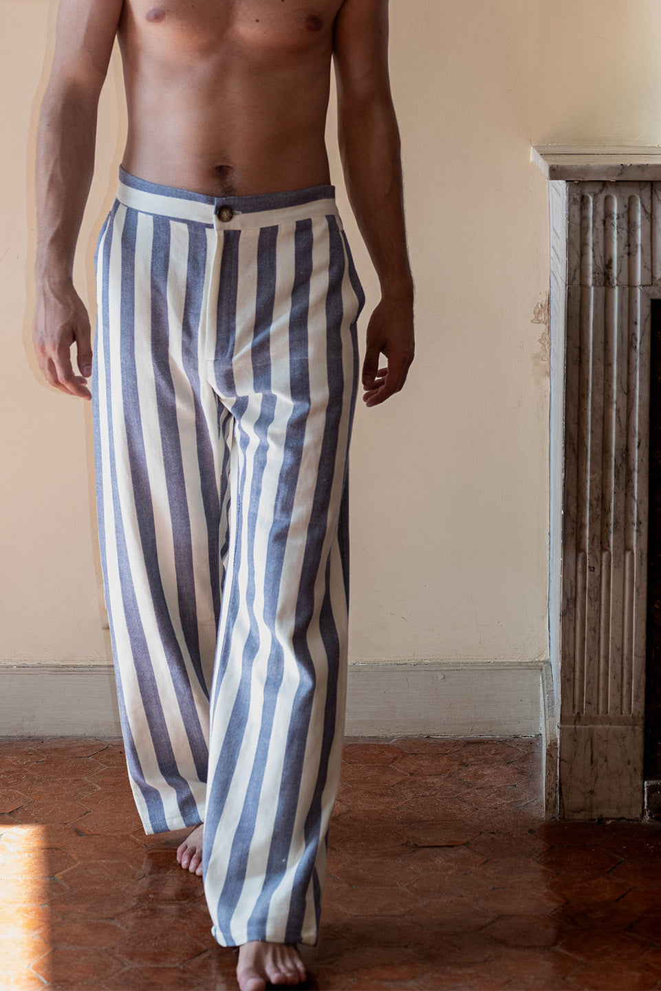 PANTALON CAPON - PARASOL BLEU