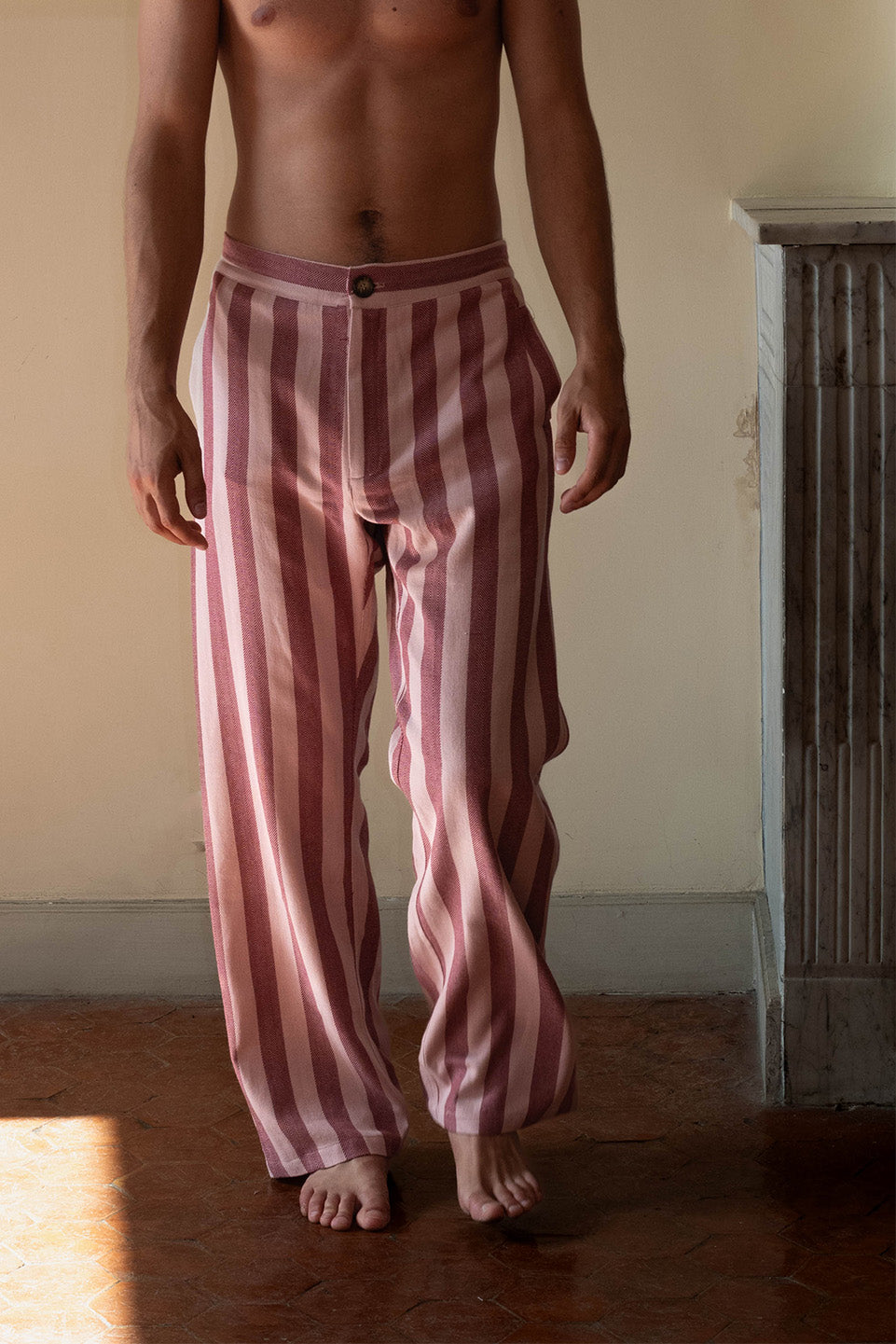 PANTALON CAPON - PARASOL ROSE