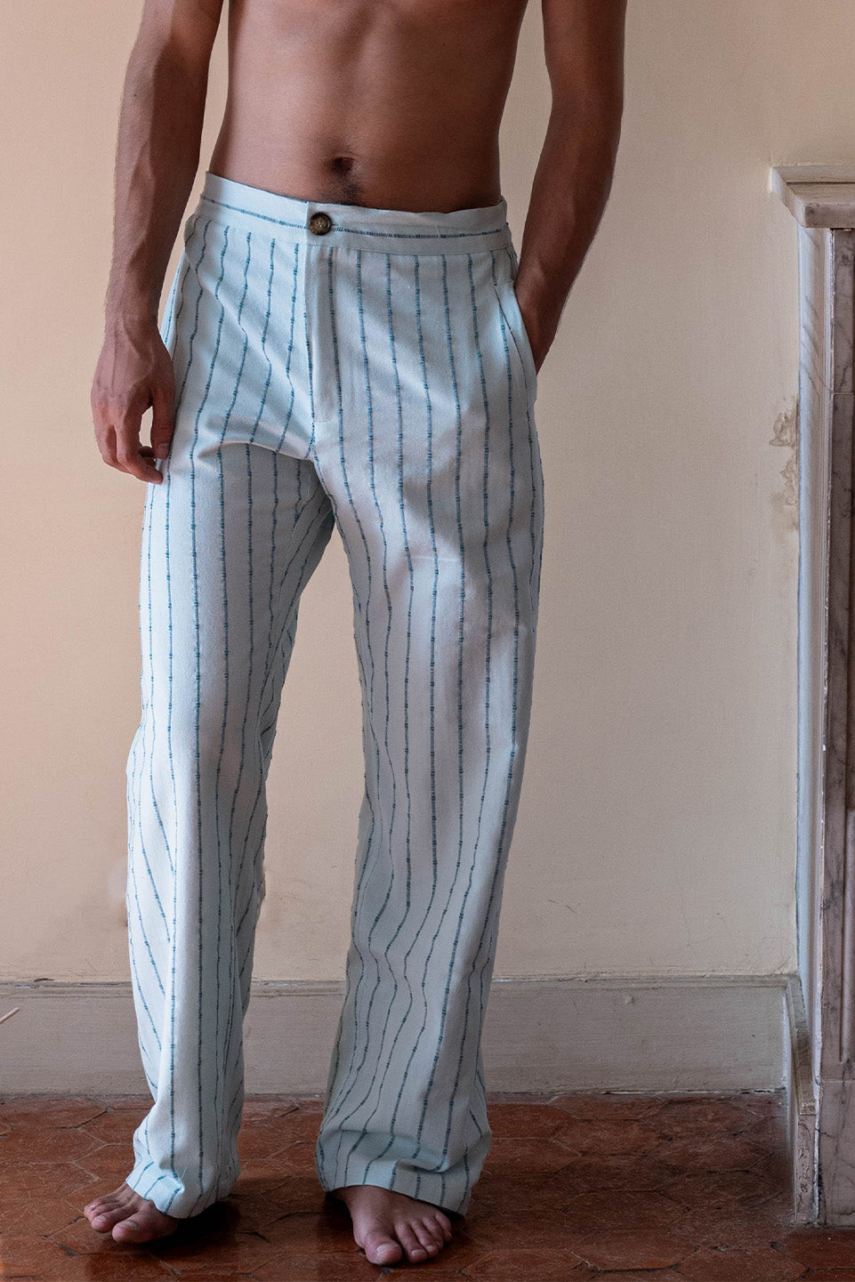 PANTALON CAPON - AZUR