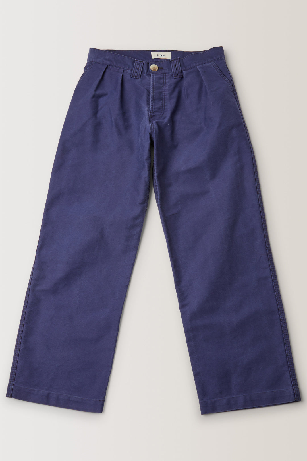 PANTALON WALTER • MOLESKINE BLEUE | Pantalon pour homme Erevan