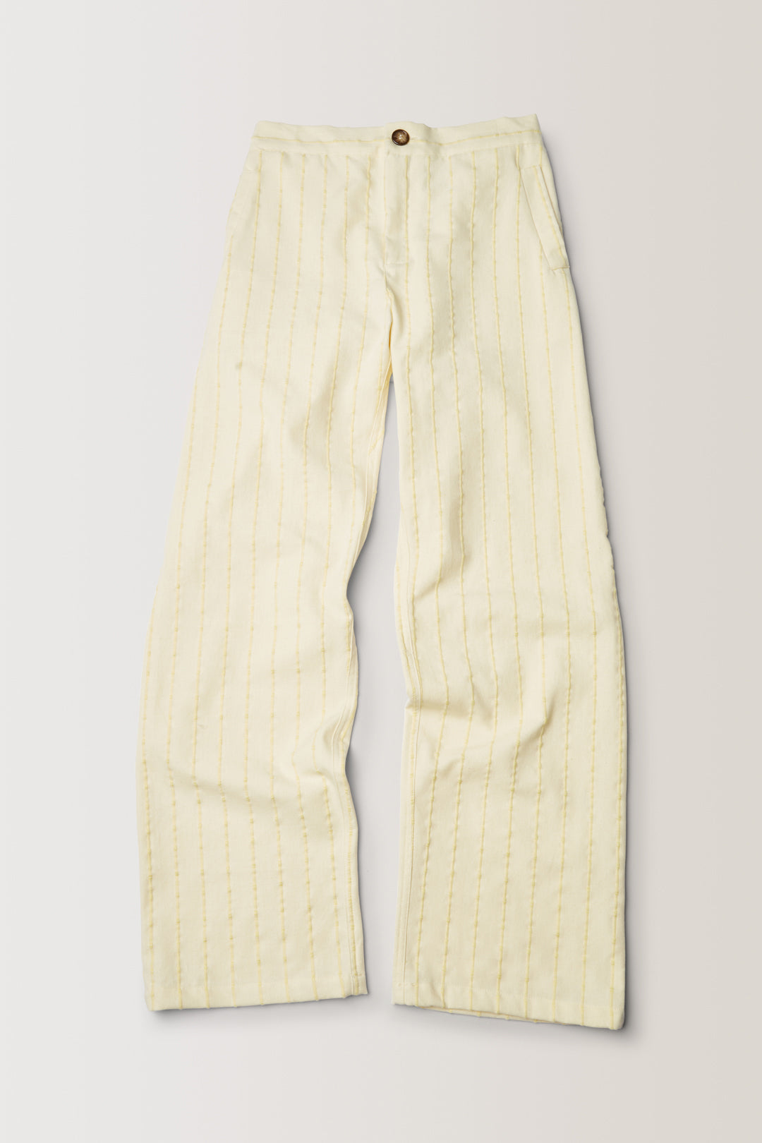 PANTALON CAPON • JACQUARD CREME RAYÉ | Pantalon pour homme Erevan