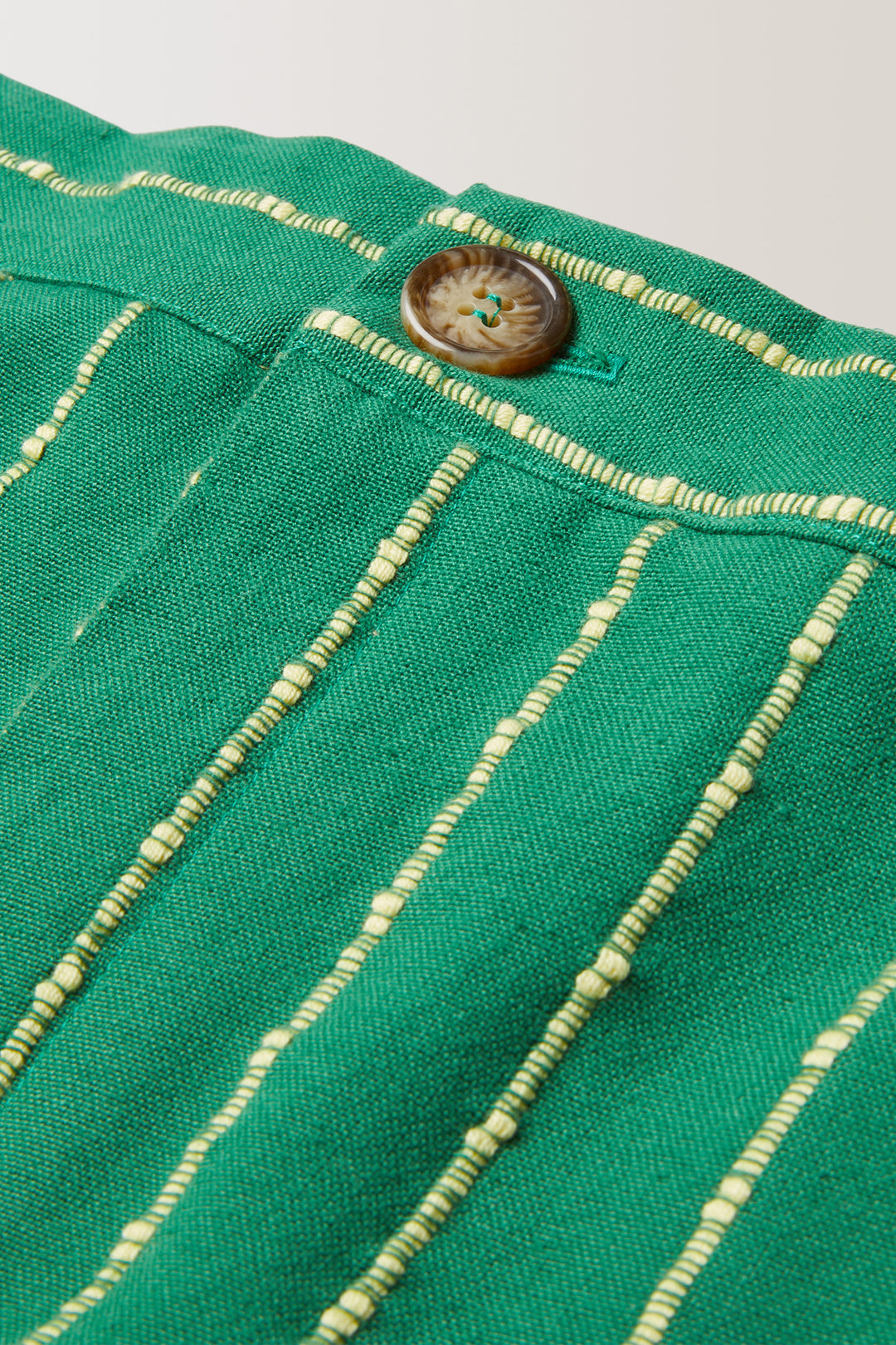 PANTALON CAPON • JACQUARD VERT RAYÉ | Pantalon pour homme Erevan