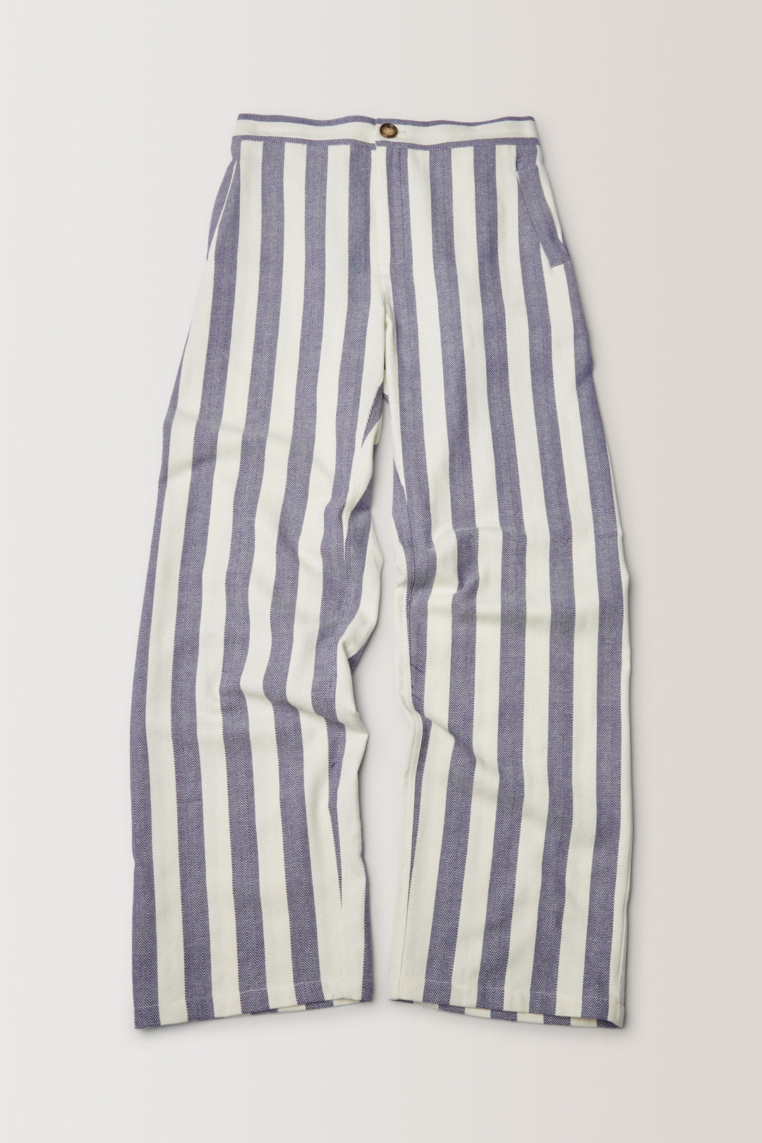 PANTALON CAPON • RAYURE PARASSOL BLEU | Pantalon pour homme Erevan