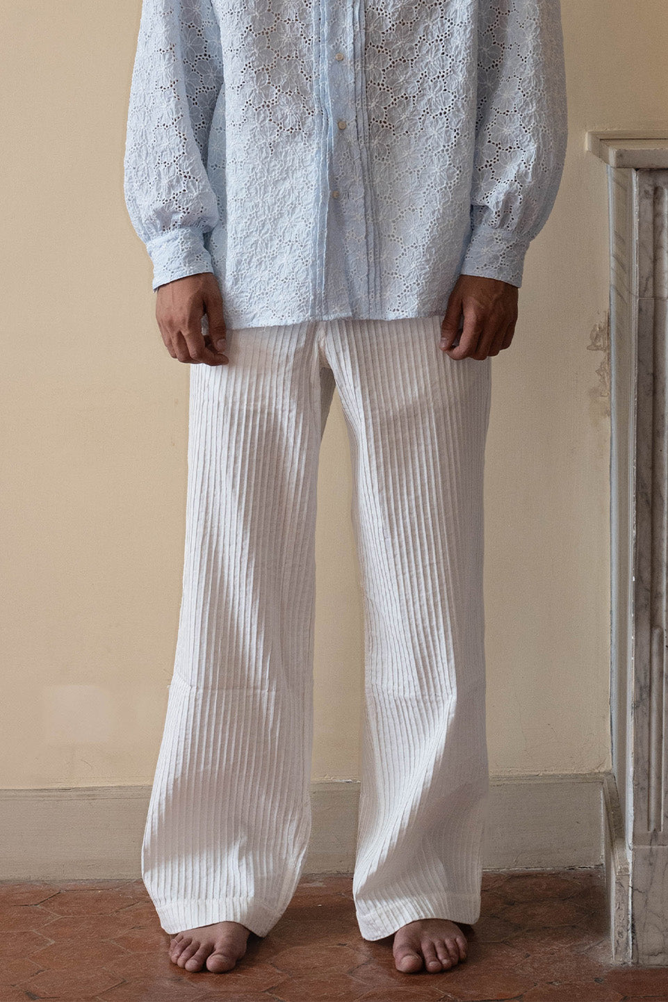 PANTALON A PONT - SMOCKING