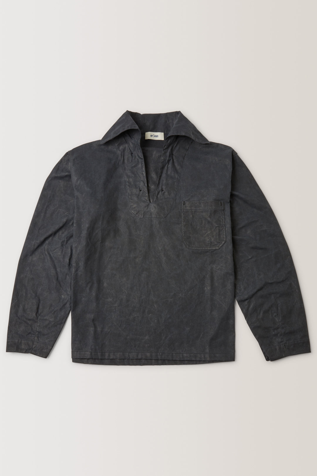 VAREUSE US • WAXED NOIR | Vareuse pour homme Erevan