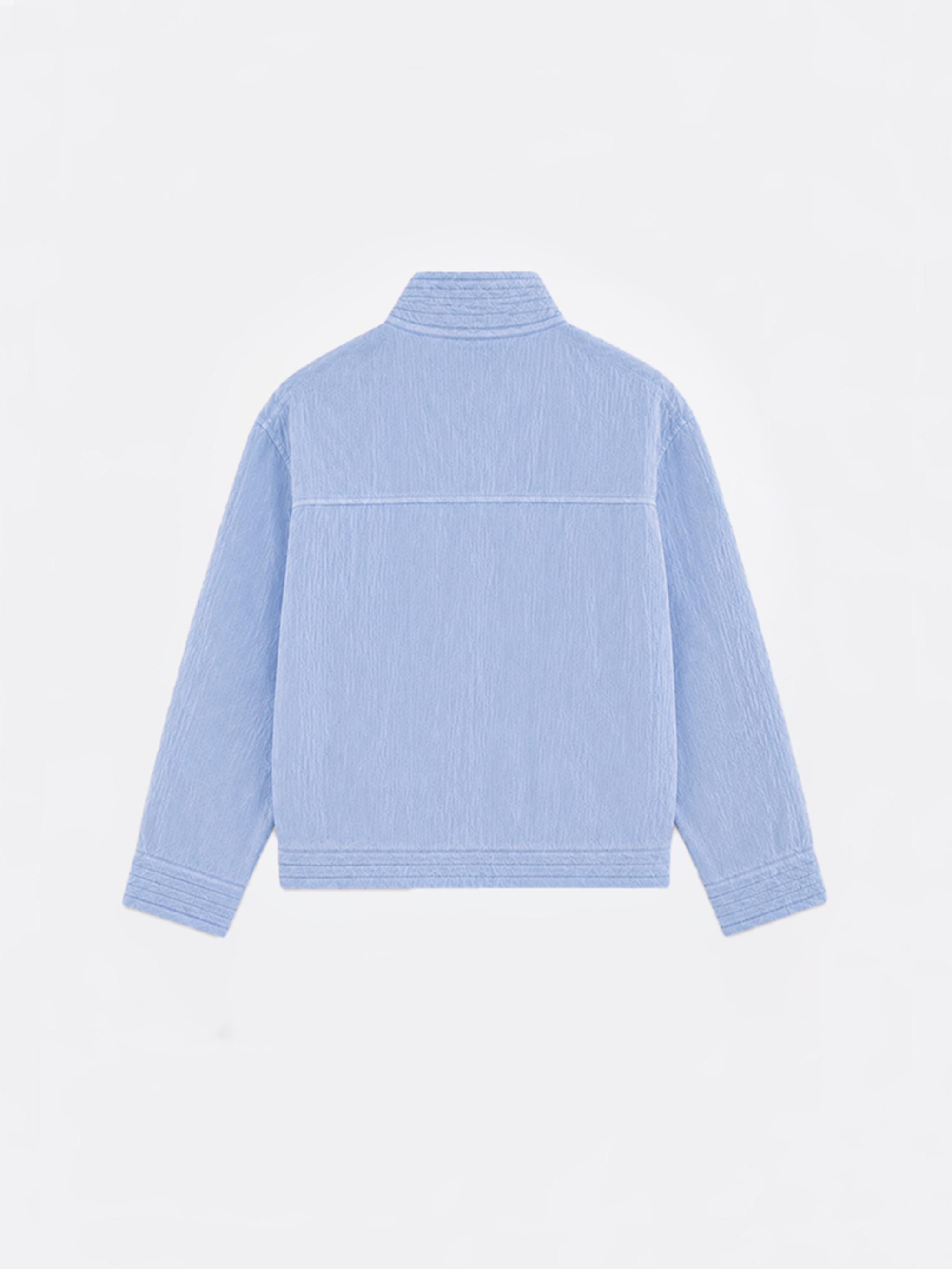 VESTE 8B99 - FROISSÉE BLEU
